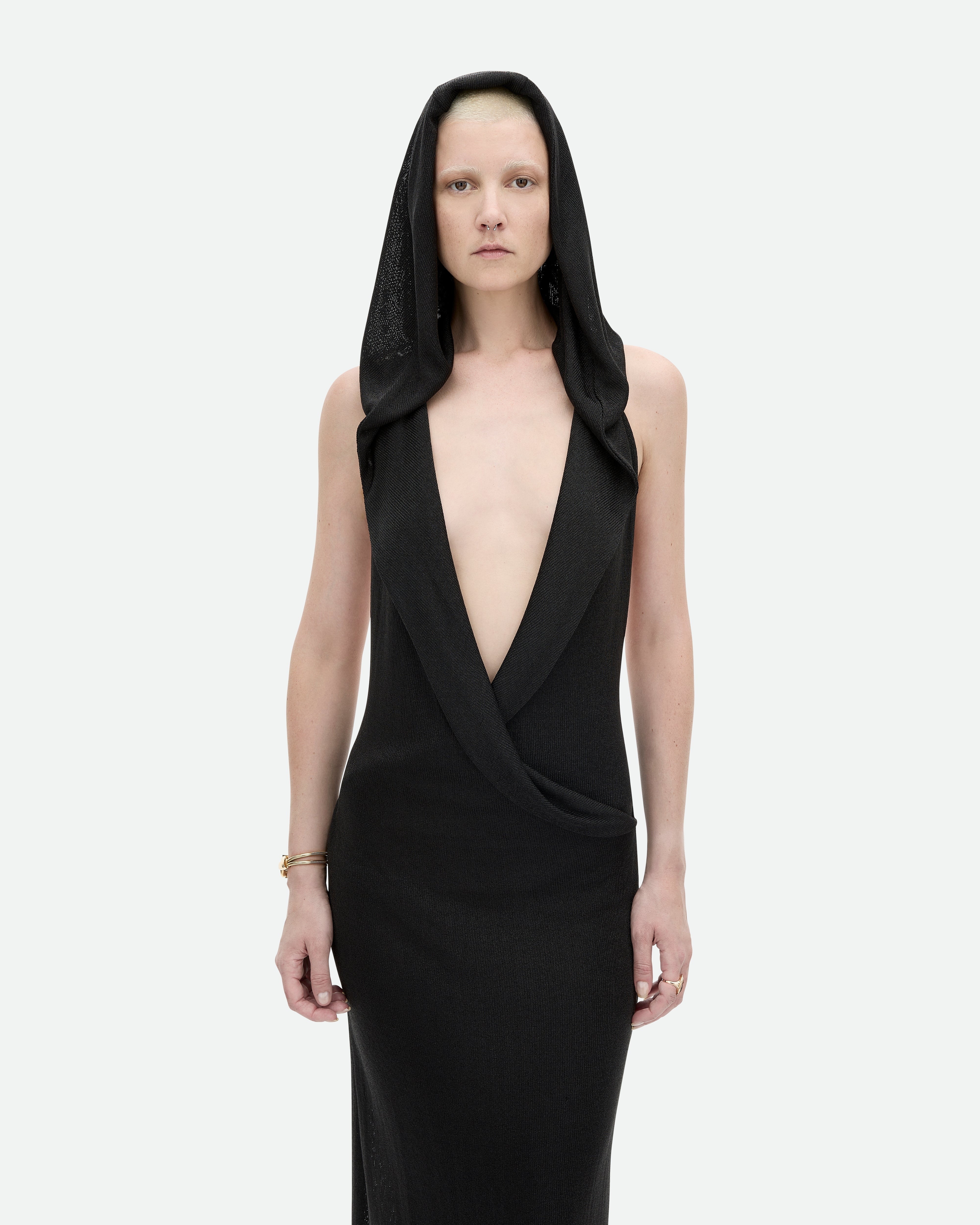 Bees Knees Dress - Black Metallic