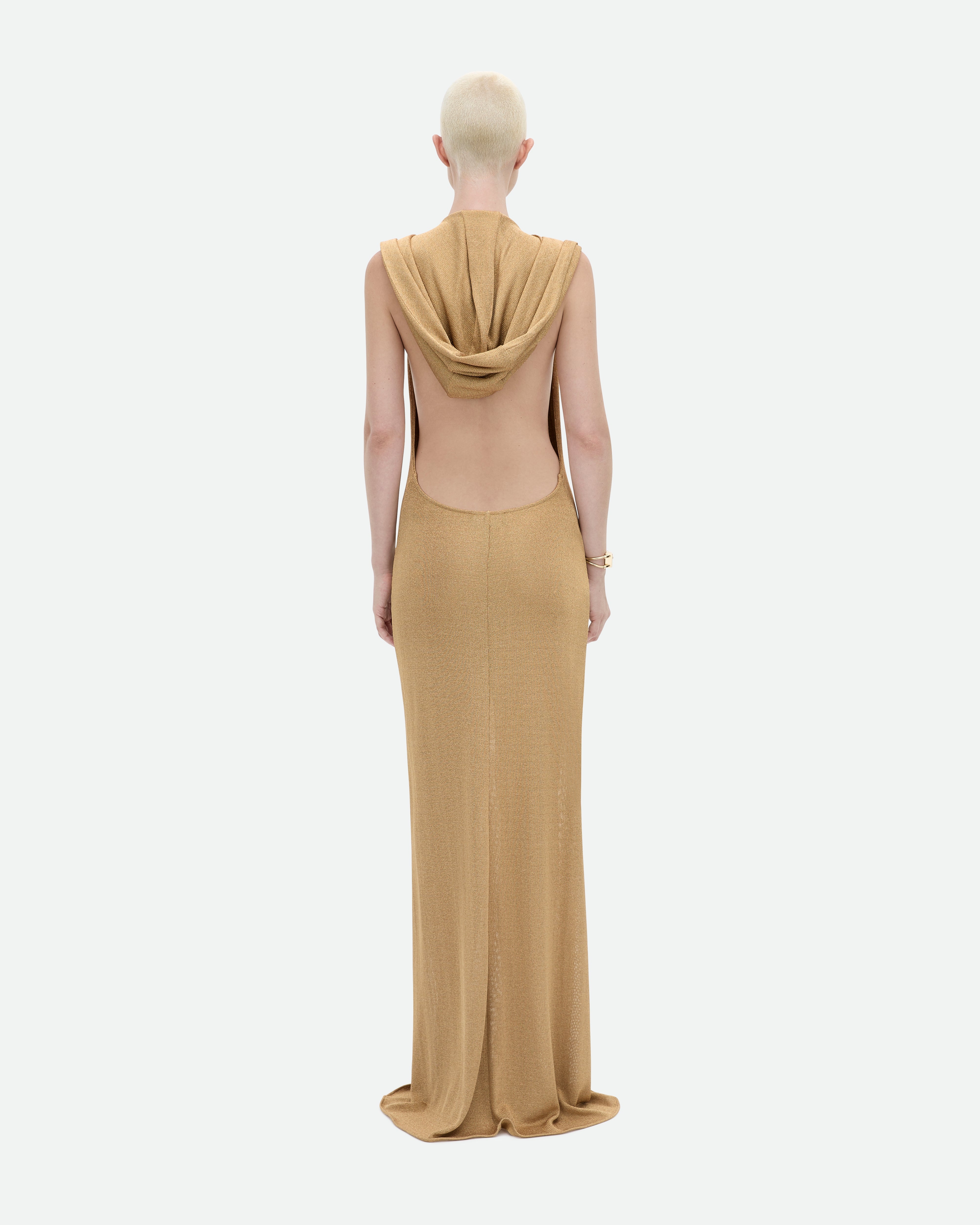 Bees Knees Dress - Gold Honey Metallic
