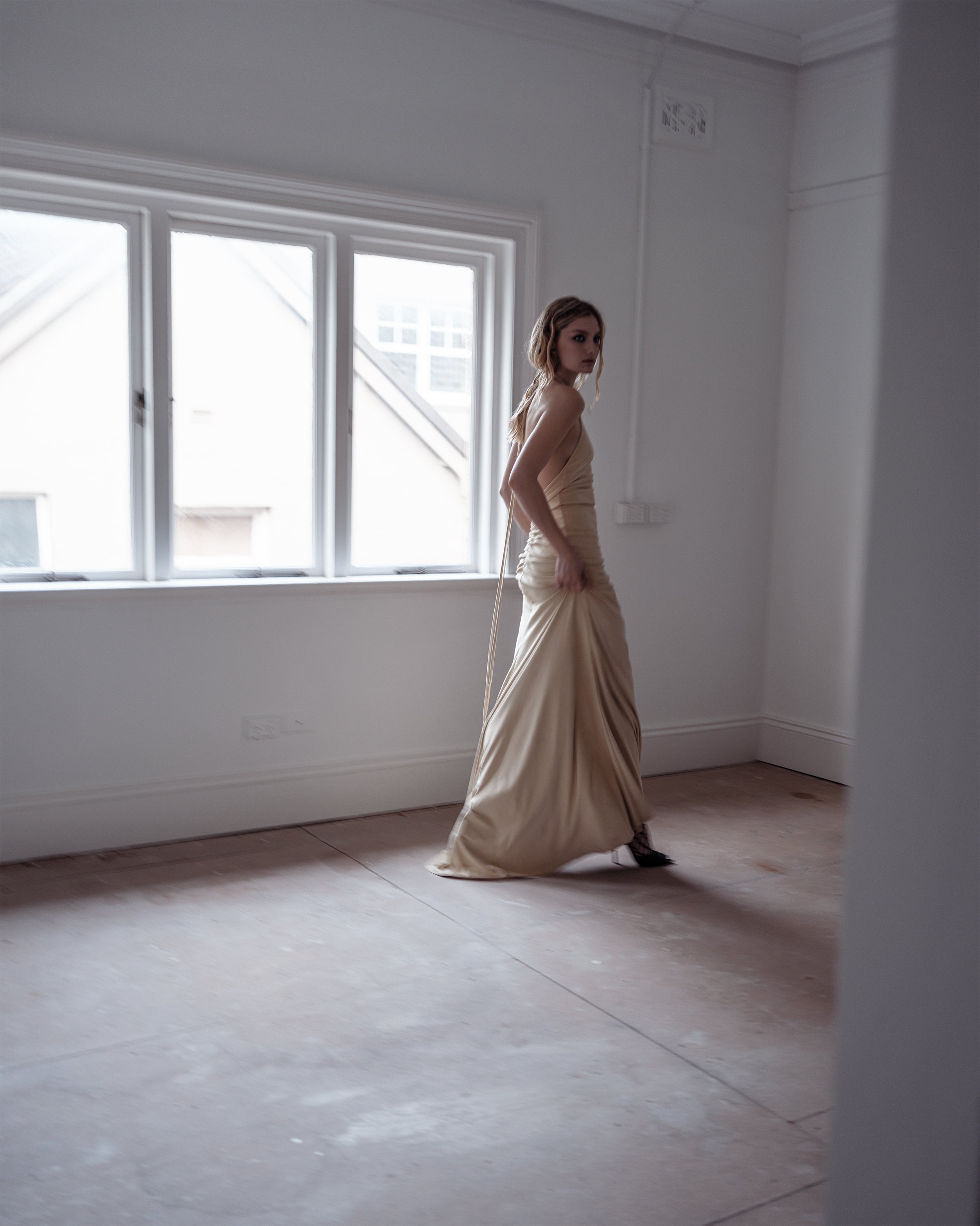 Bluet Suede Dress - Butter