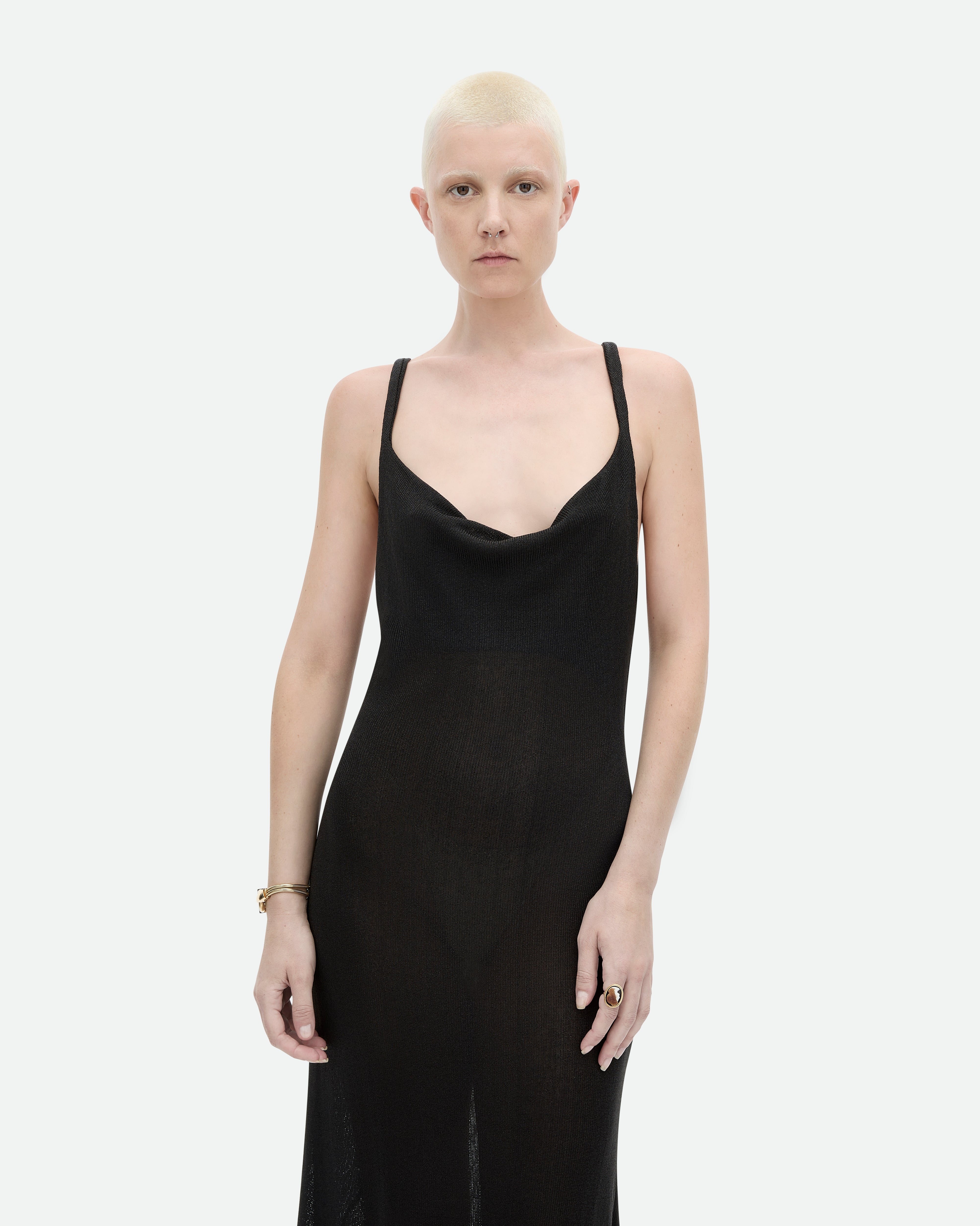 Prohibition Dress - Black Metallic