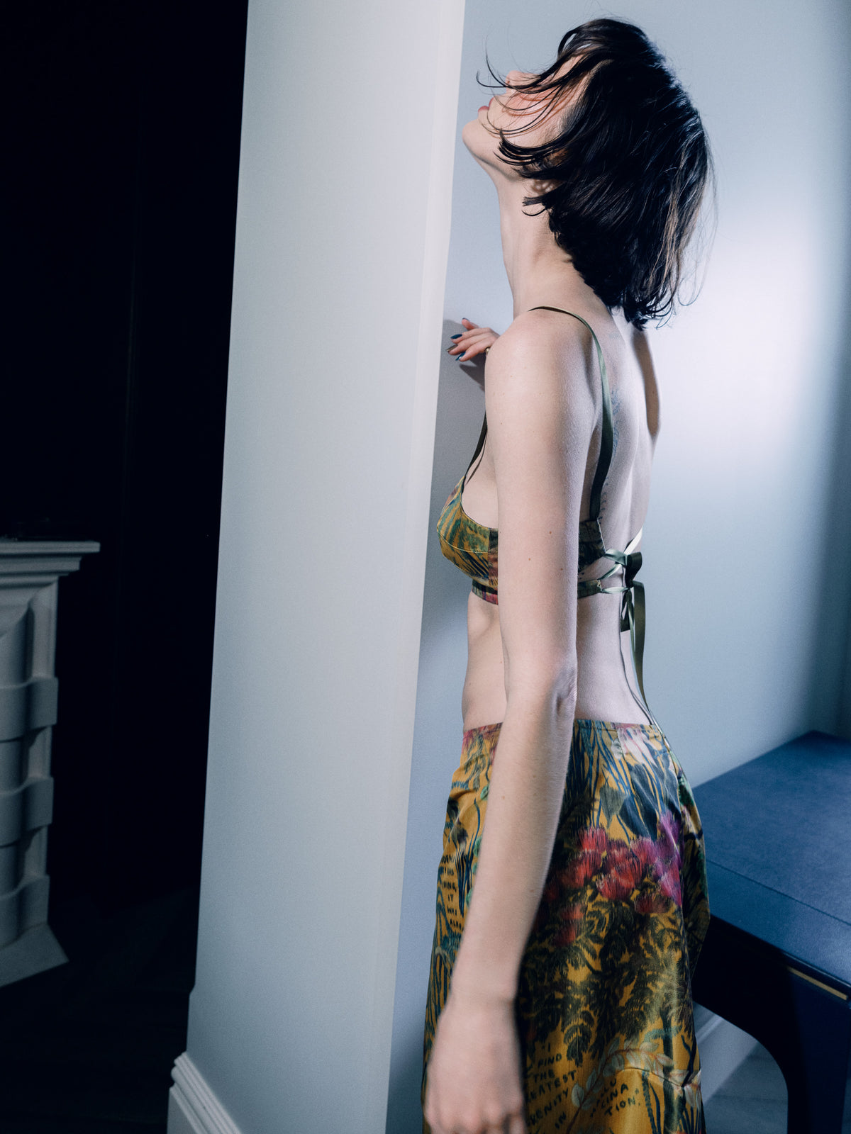 The Euphoria Skirt - Yellow Wallpaper