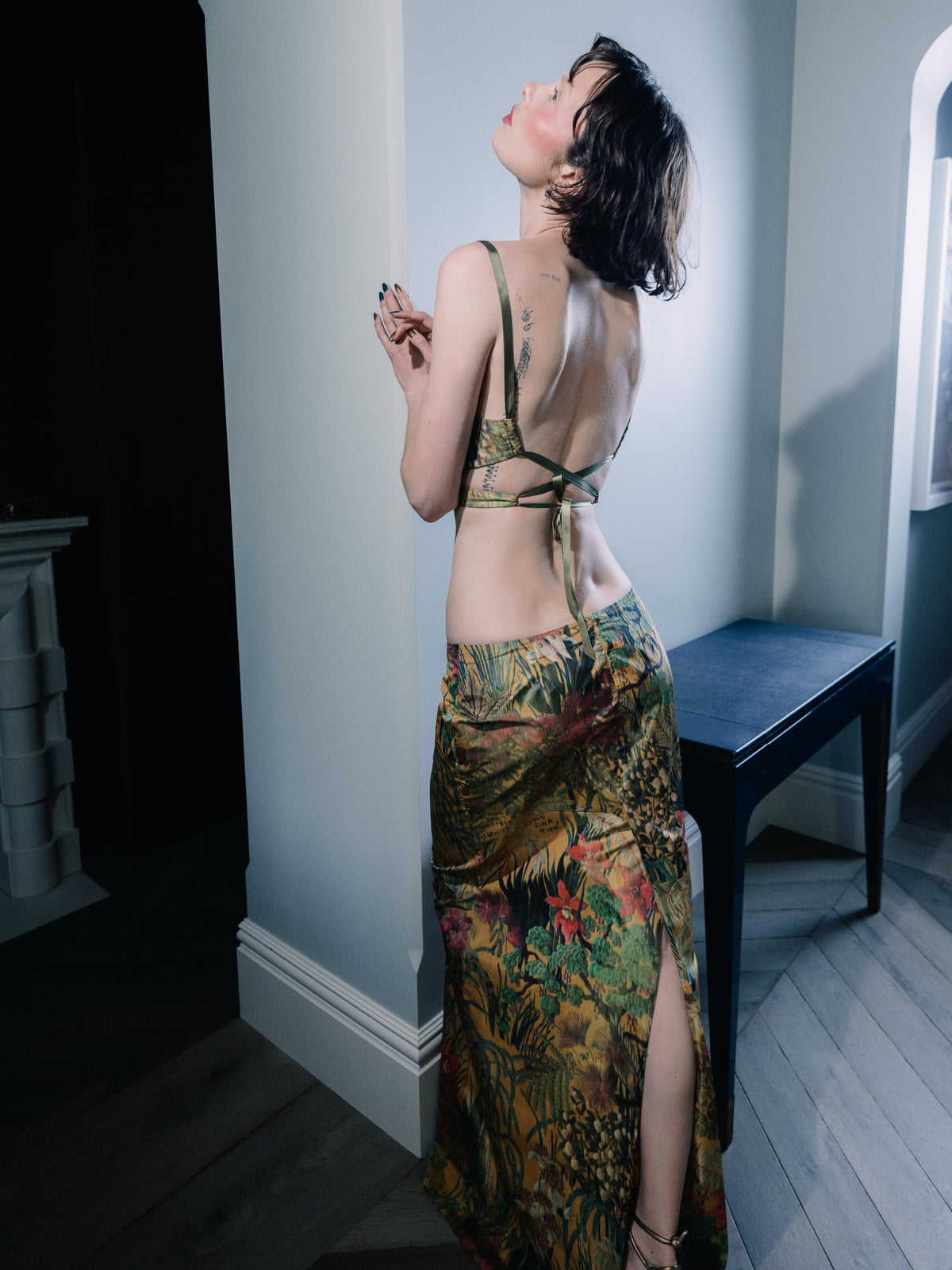 The Euphoria Skirt - Yellow Wallpaper