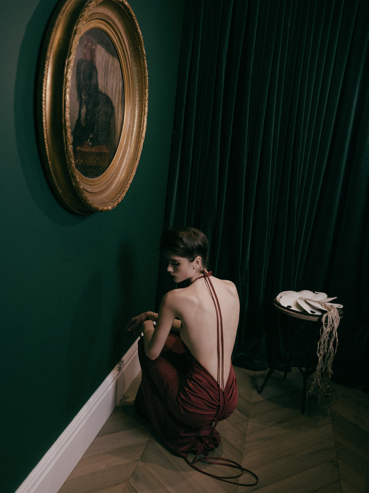 Bluet Suede Dress - Beetroot