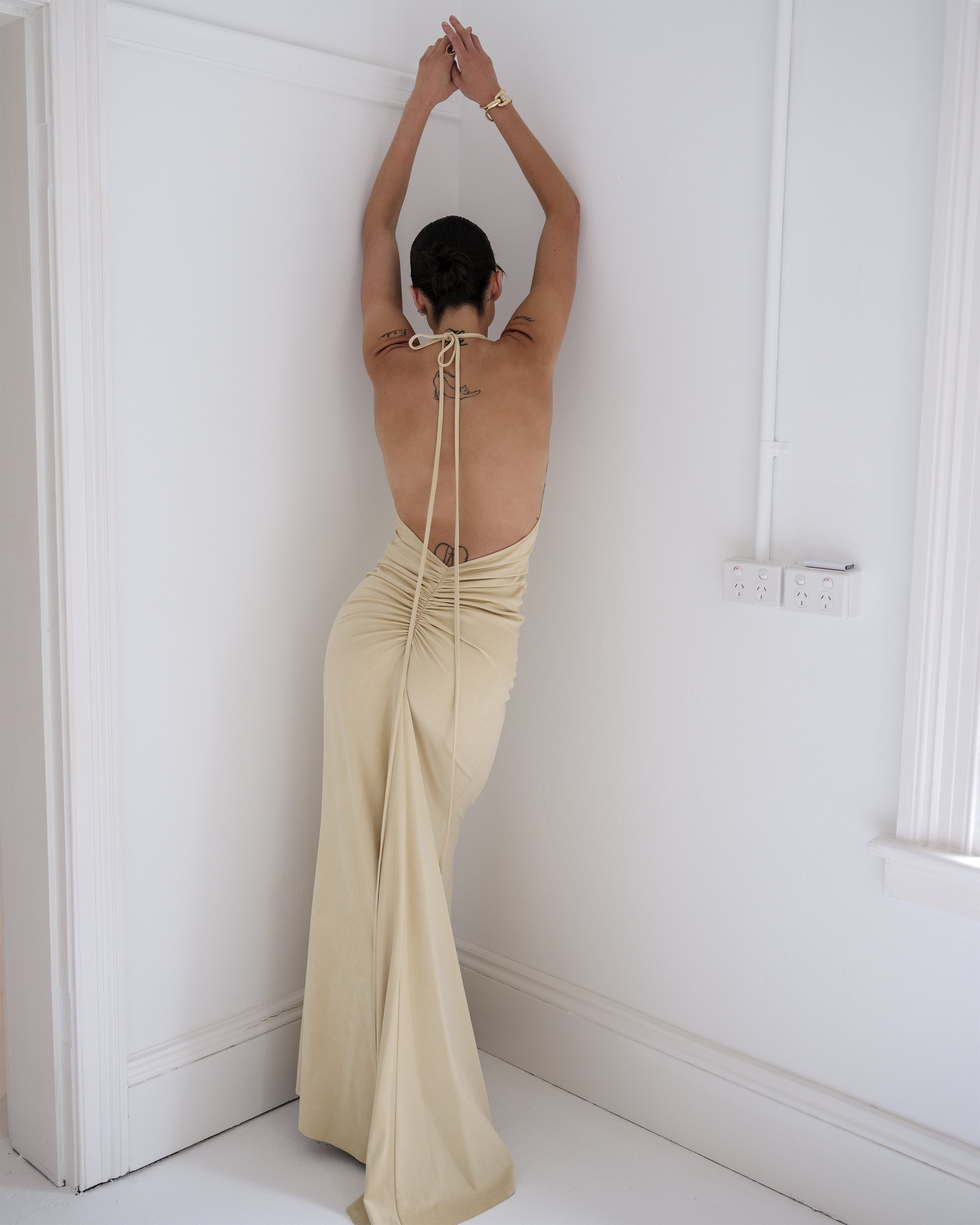 Bluet Suede Dress - Butter