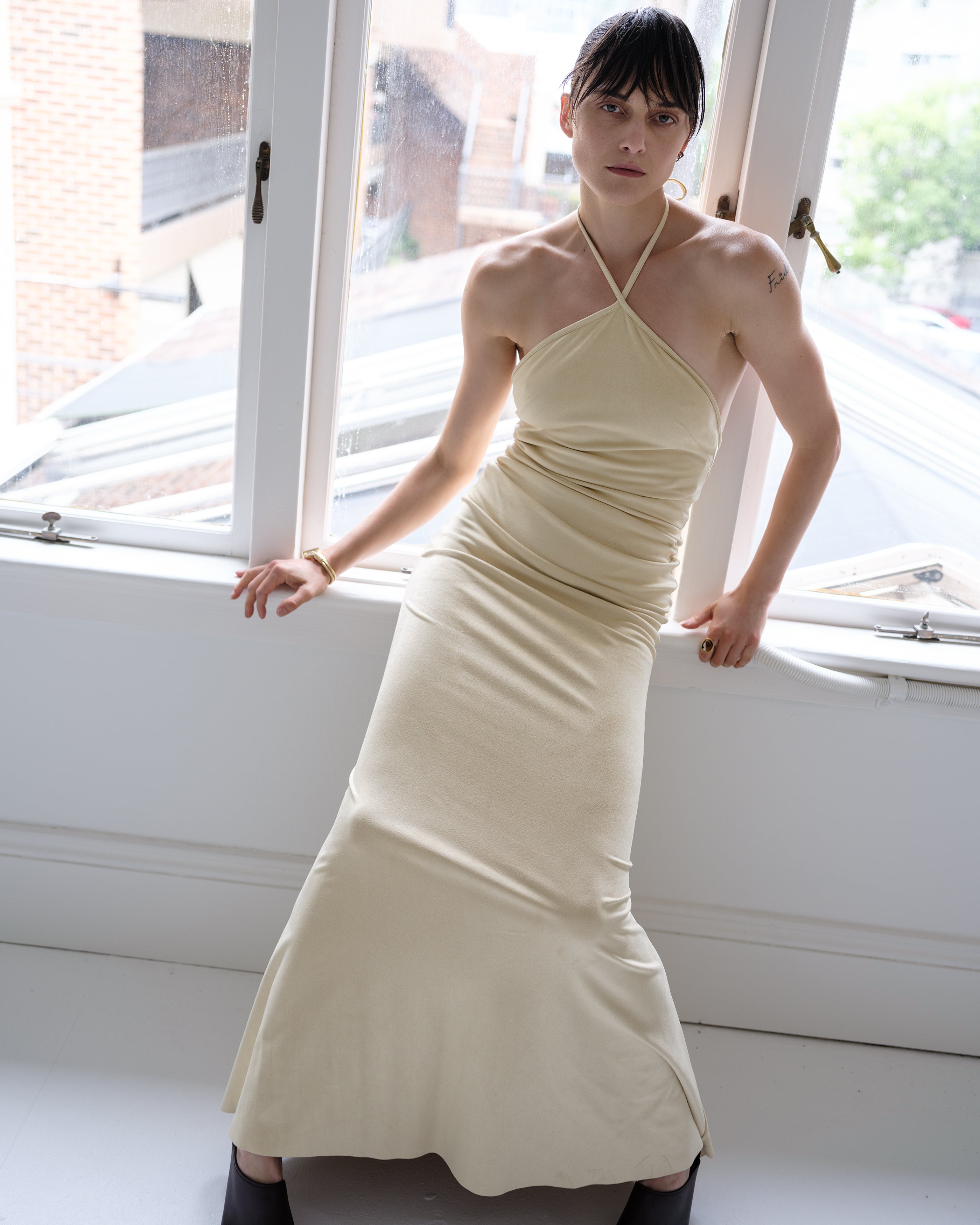 Bluet Suede Dress - Butter