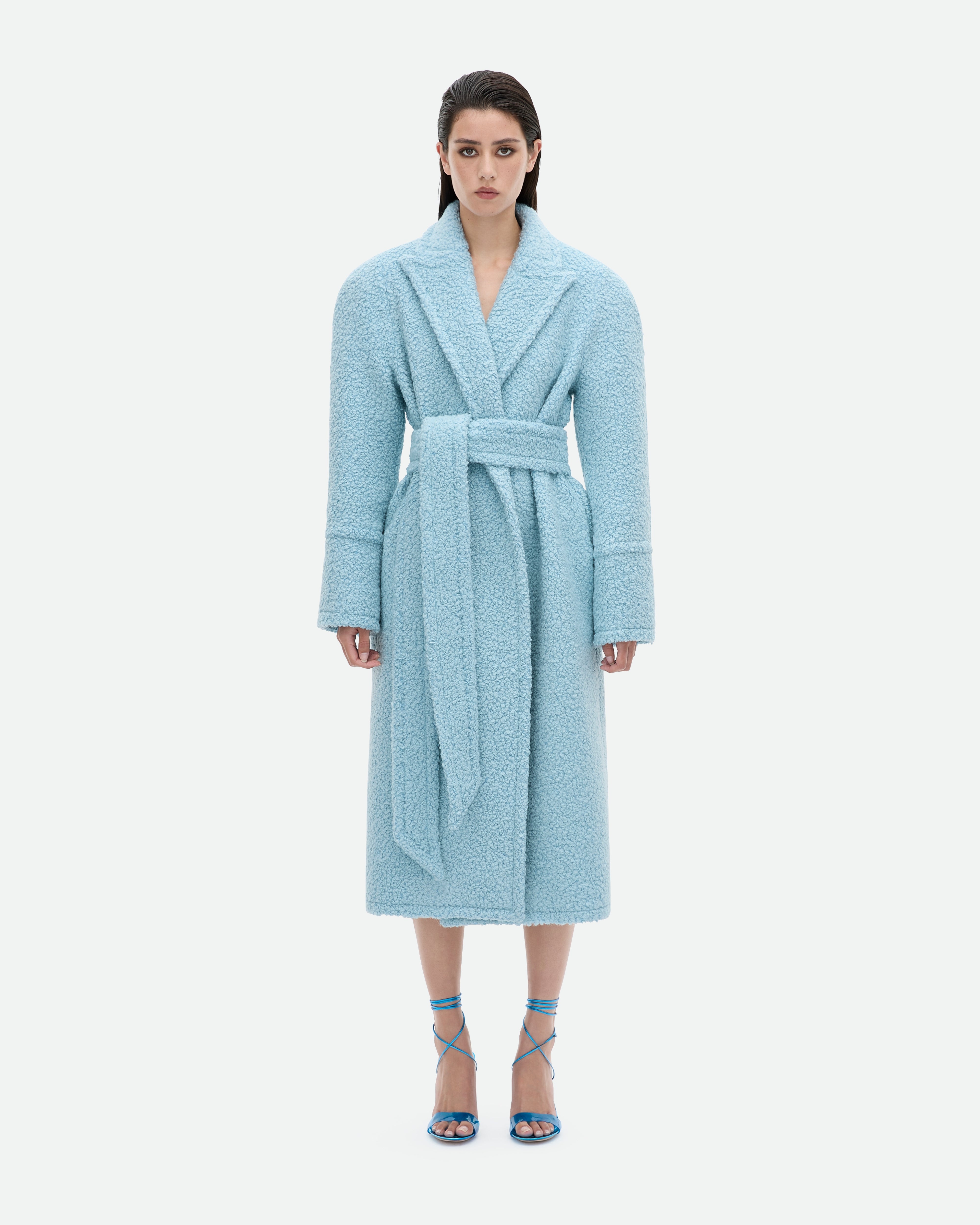 Light blue robe coat Scamper by Common Hours.