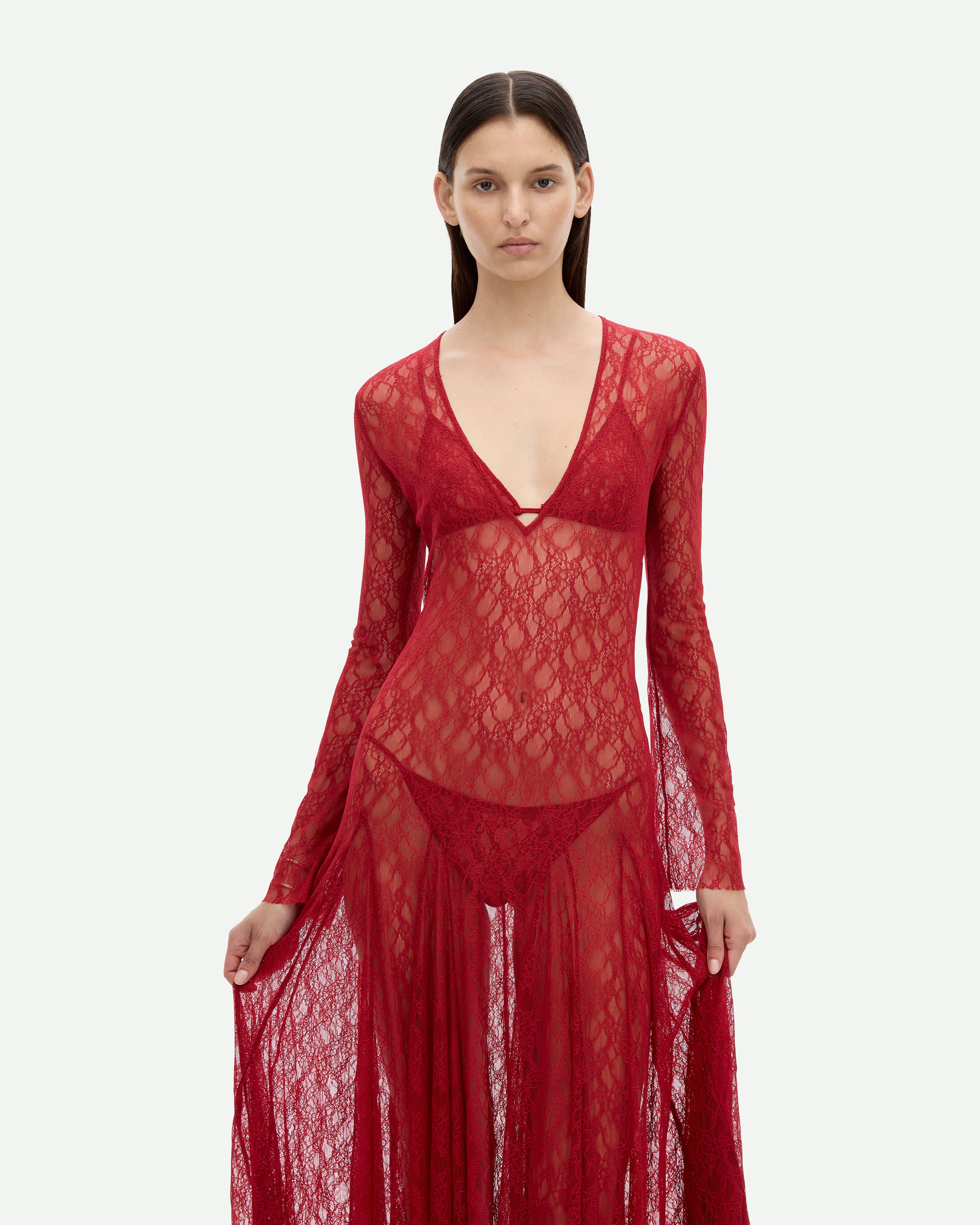 Cold Type Dress - Jam