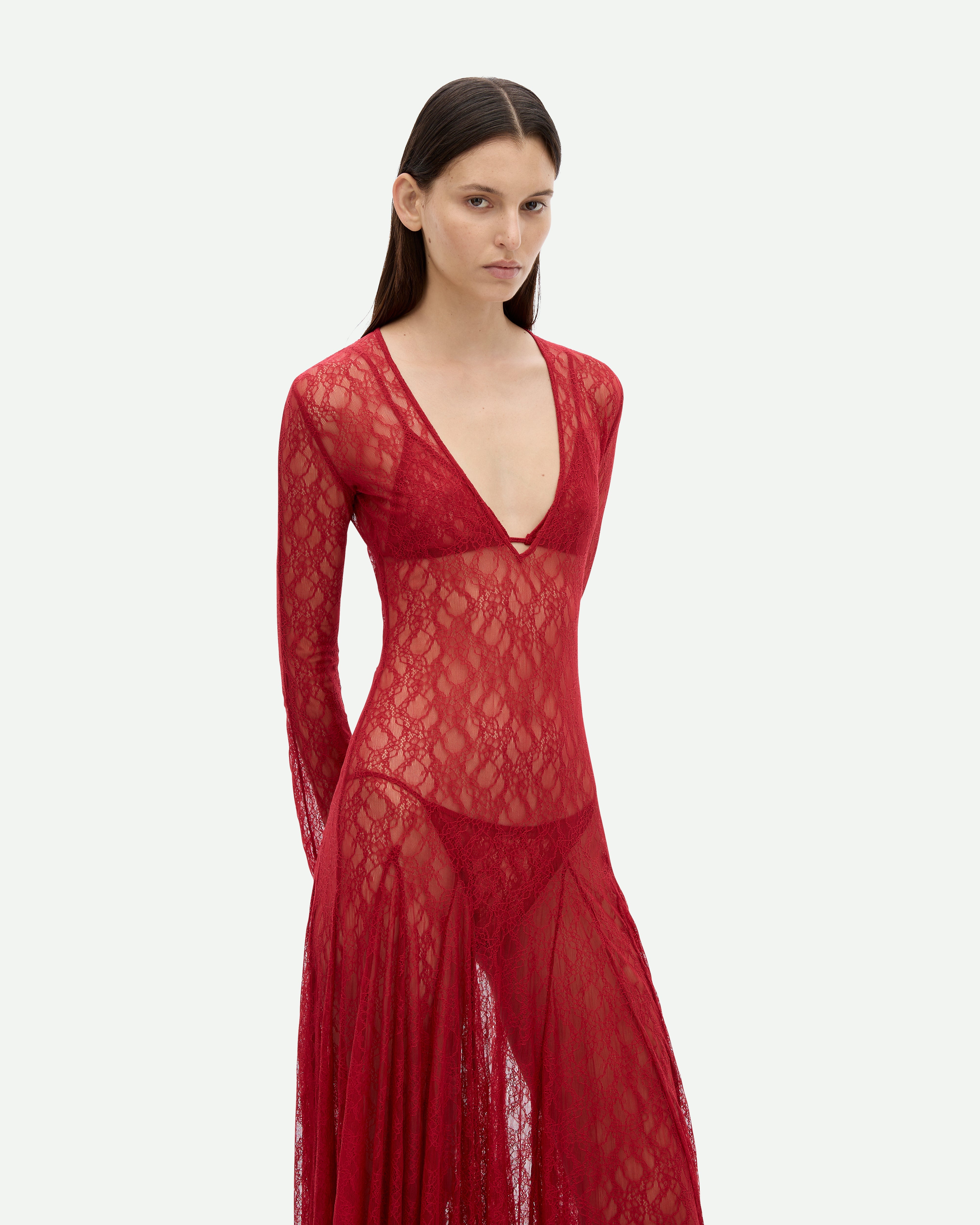 Cold Type Dress - Jam