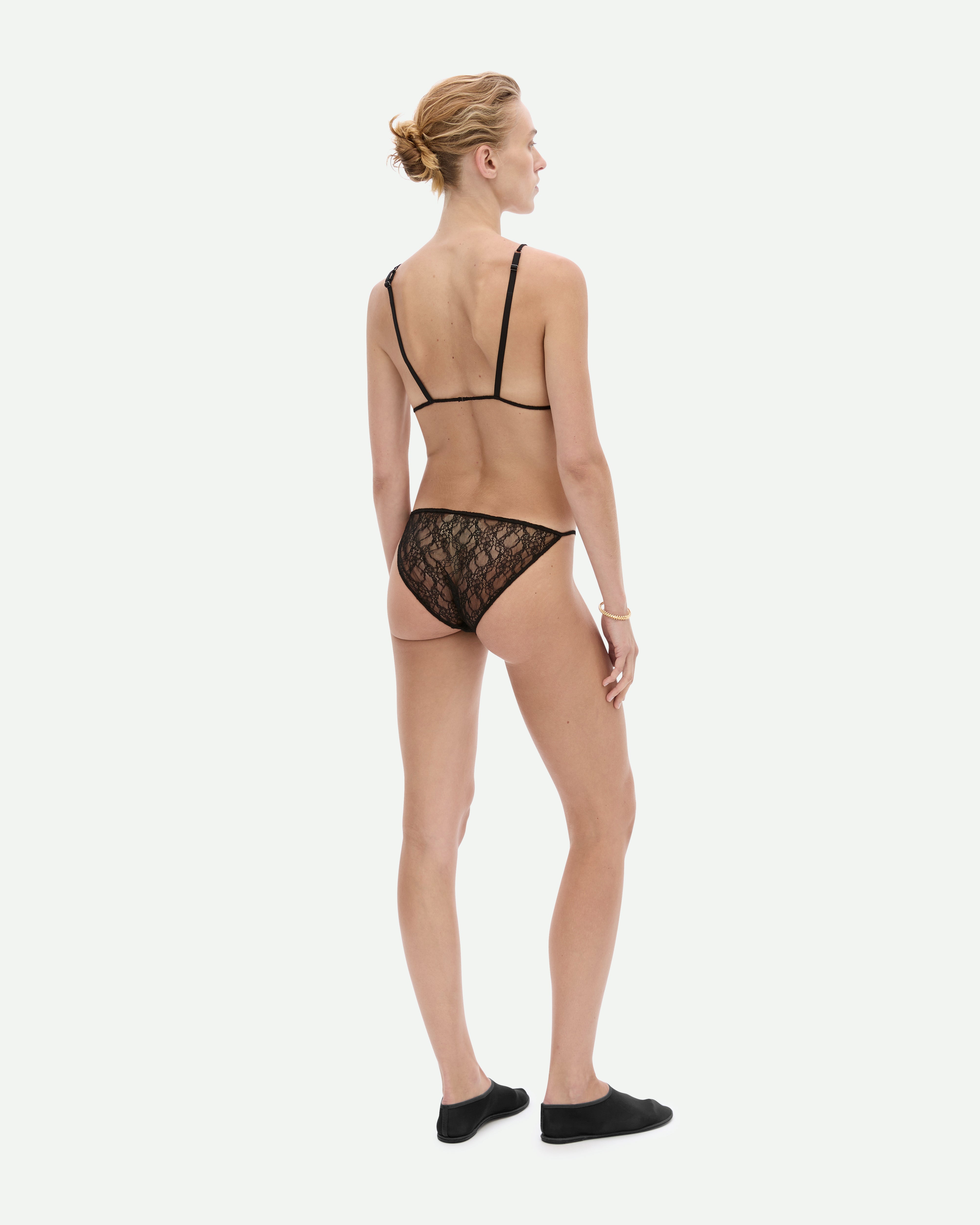 Cold Type Dress - Jet Black