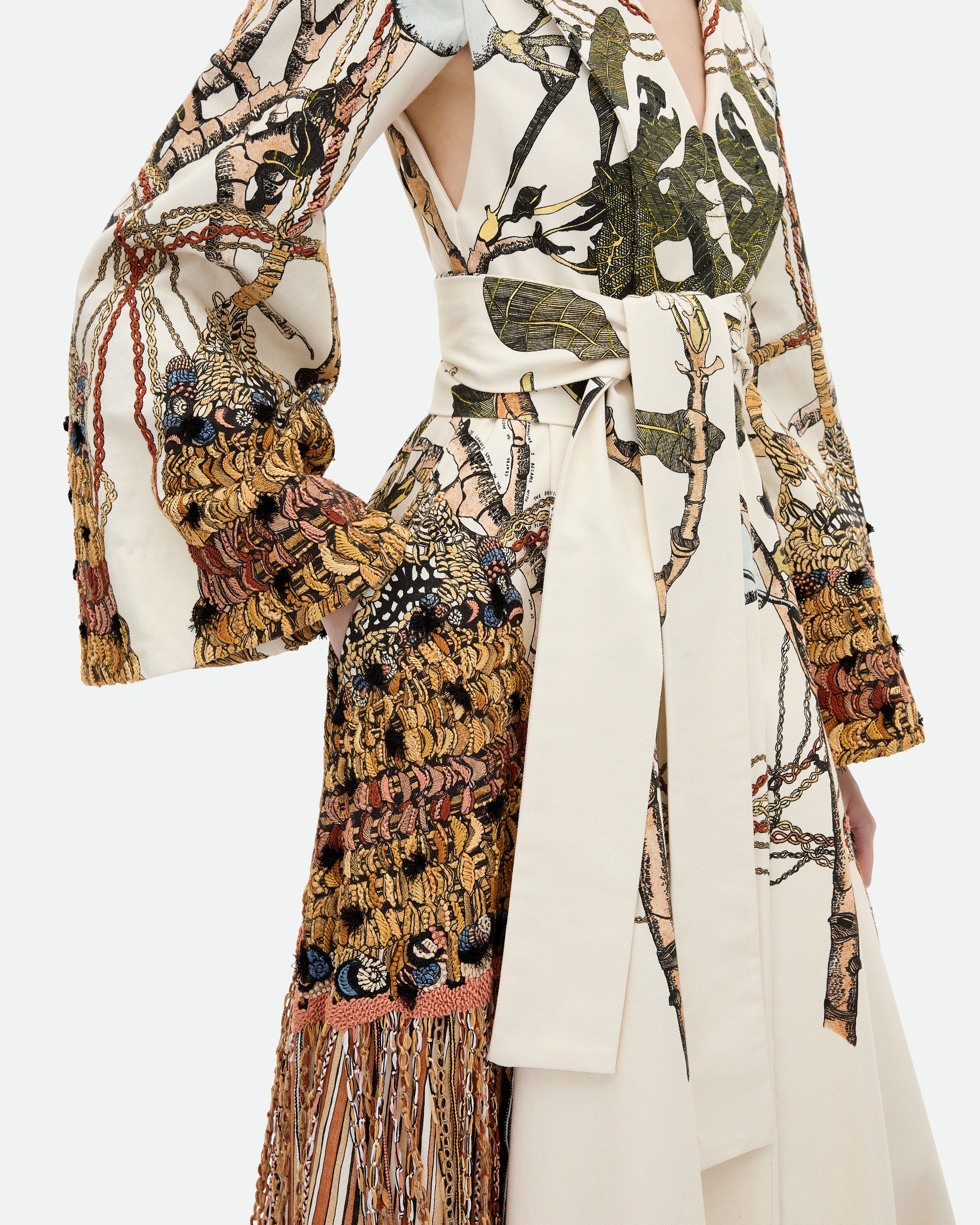 Gardenia Bull Coat Dress