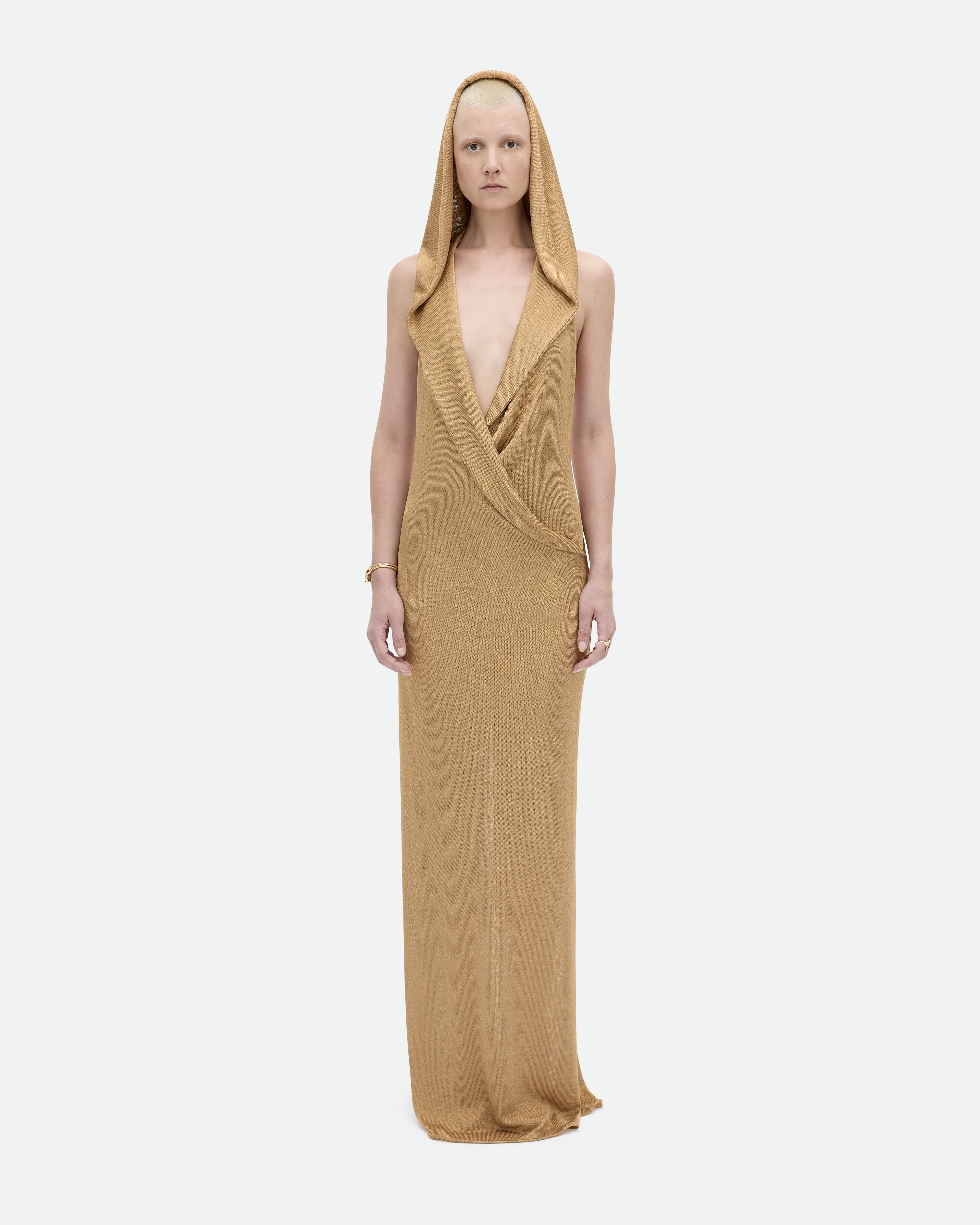 Bees Knees Dress - Gold Honey Metallic