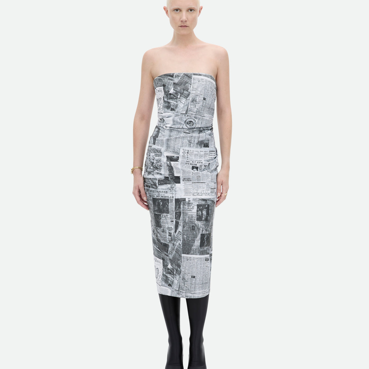 Tabloid Newspaper Dress 8