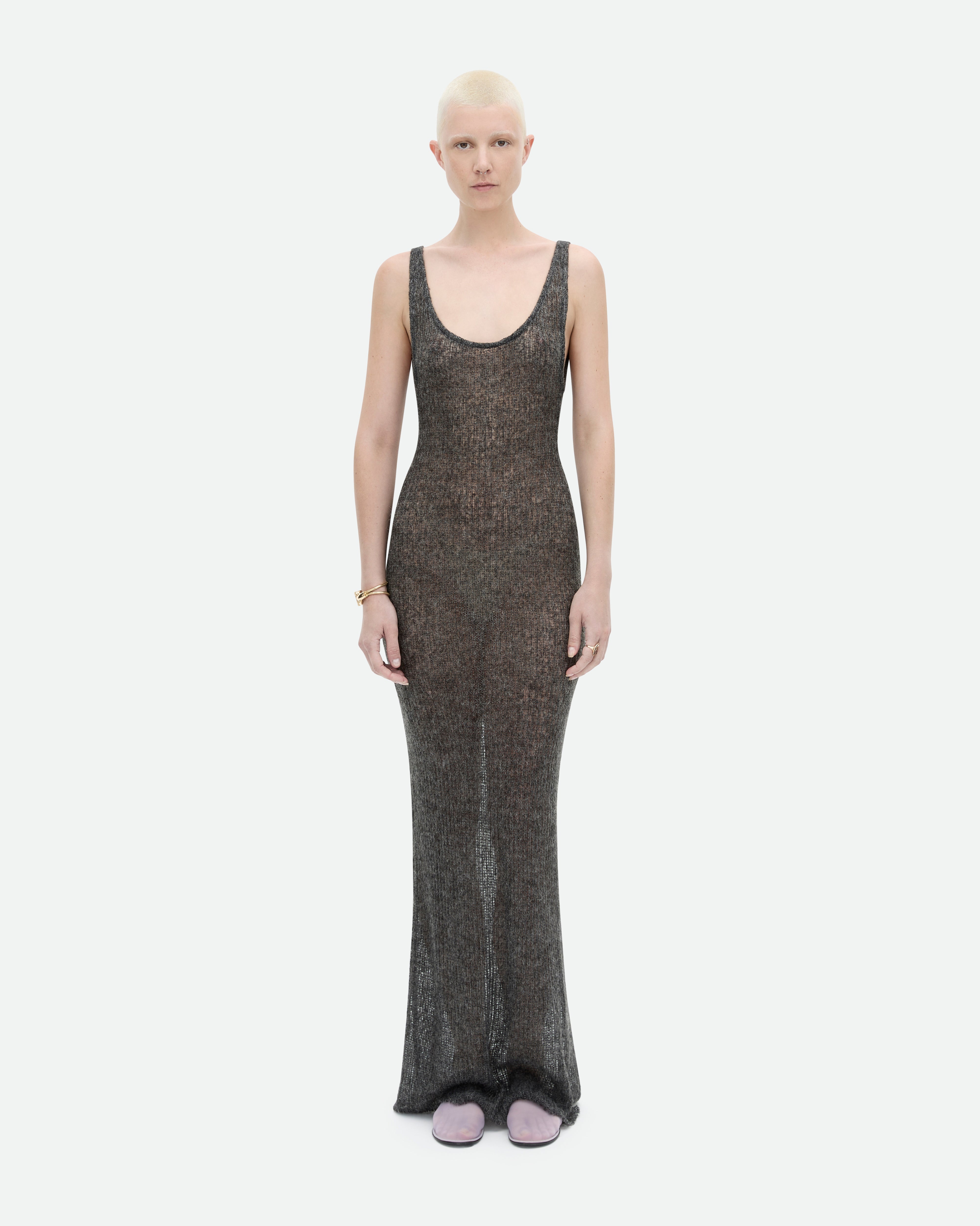 Temperance Dress - Silver Melange