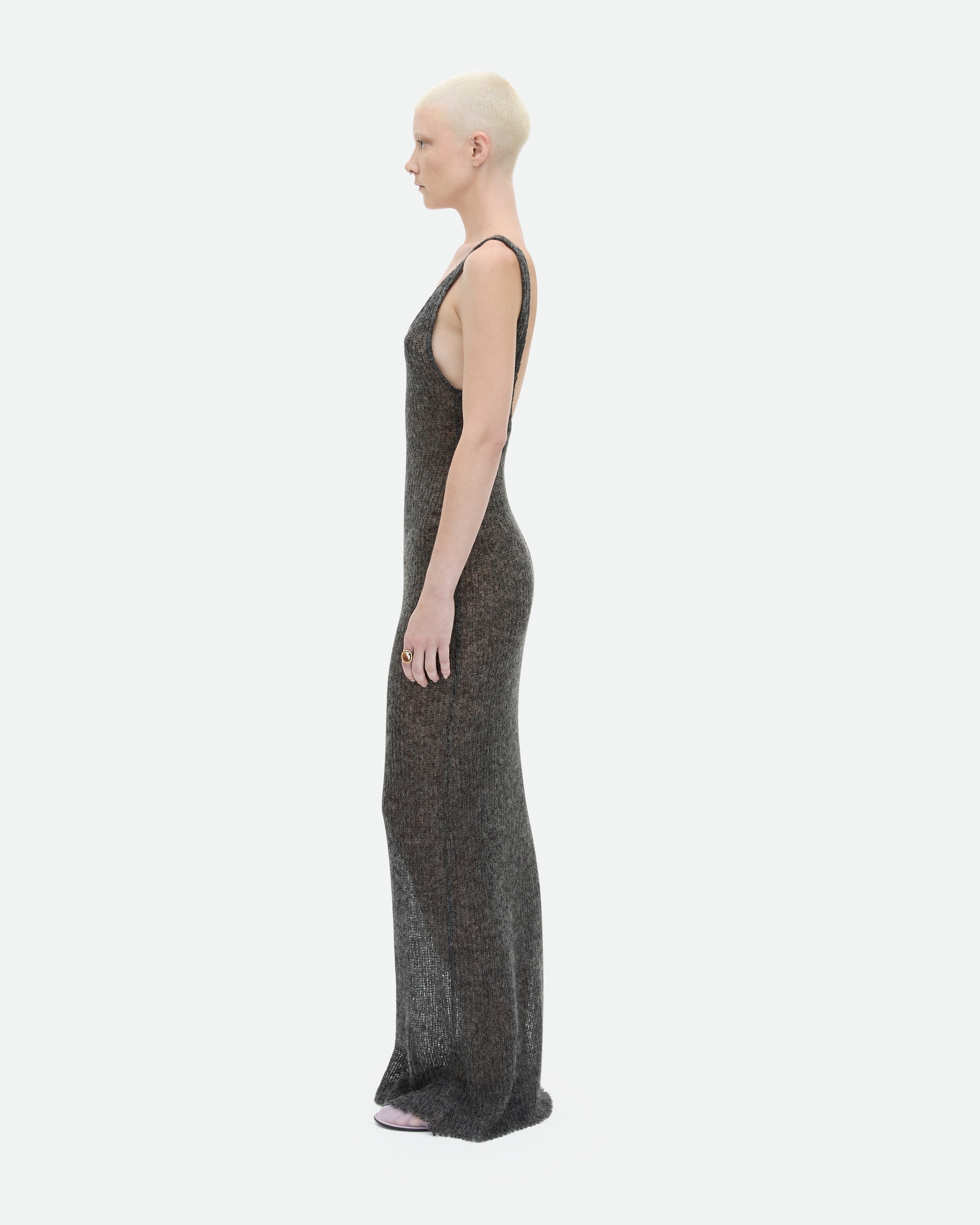 Temperance Dress - Silver Melange