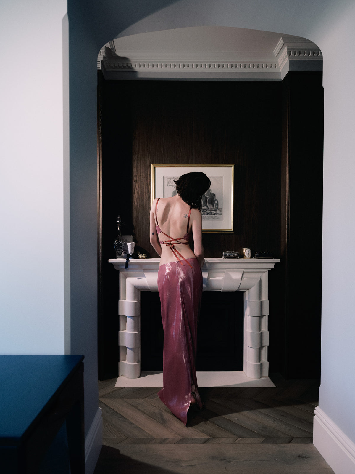 The Euphoria Skirt - Pink Lurex