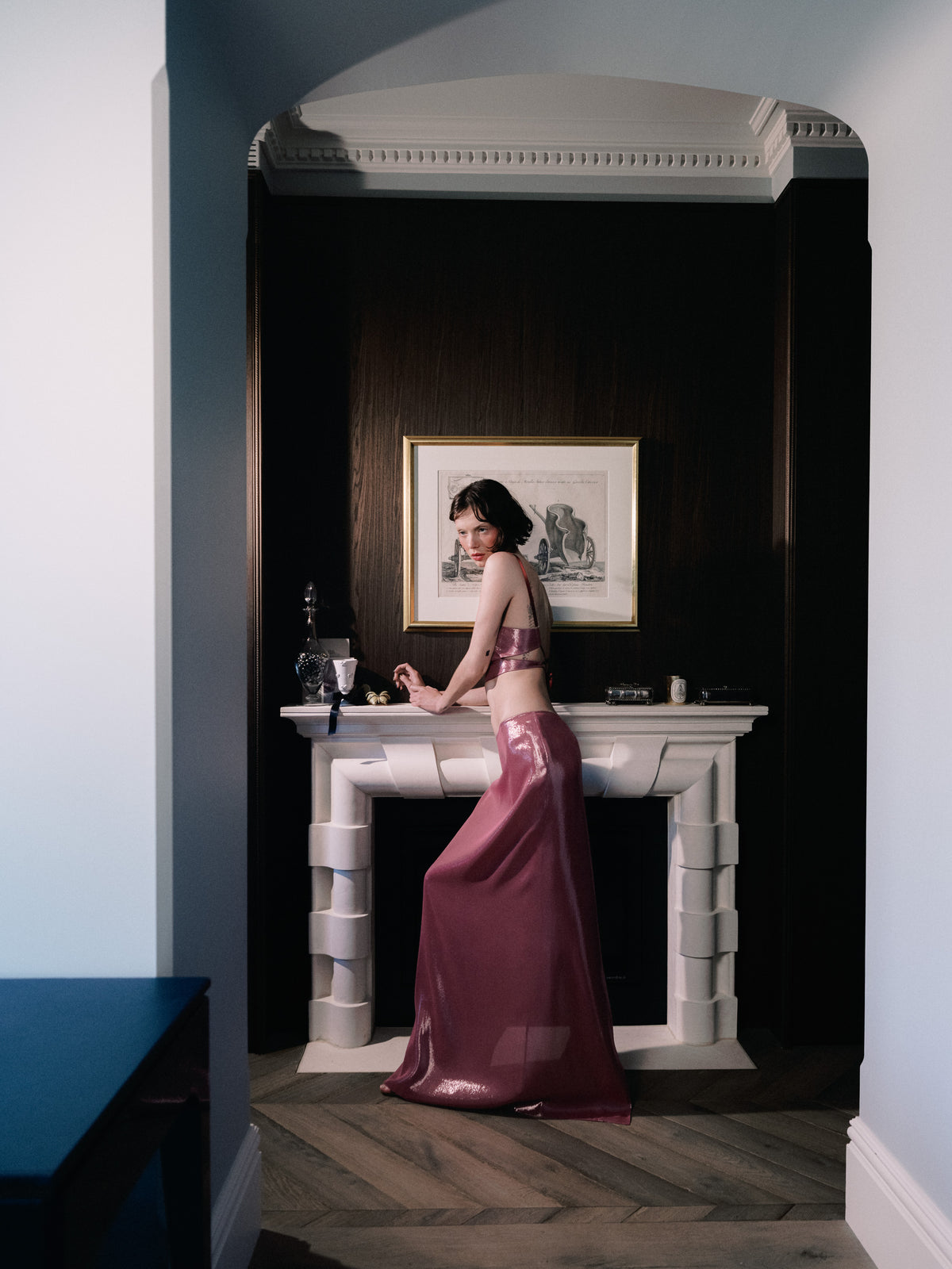 The Euphoria Skirt - Pink Lurex
