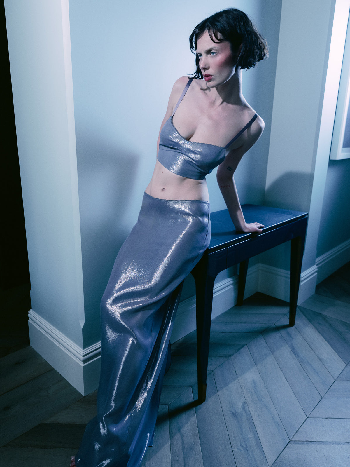 The Euphoria Skirt - Vesper Lurex