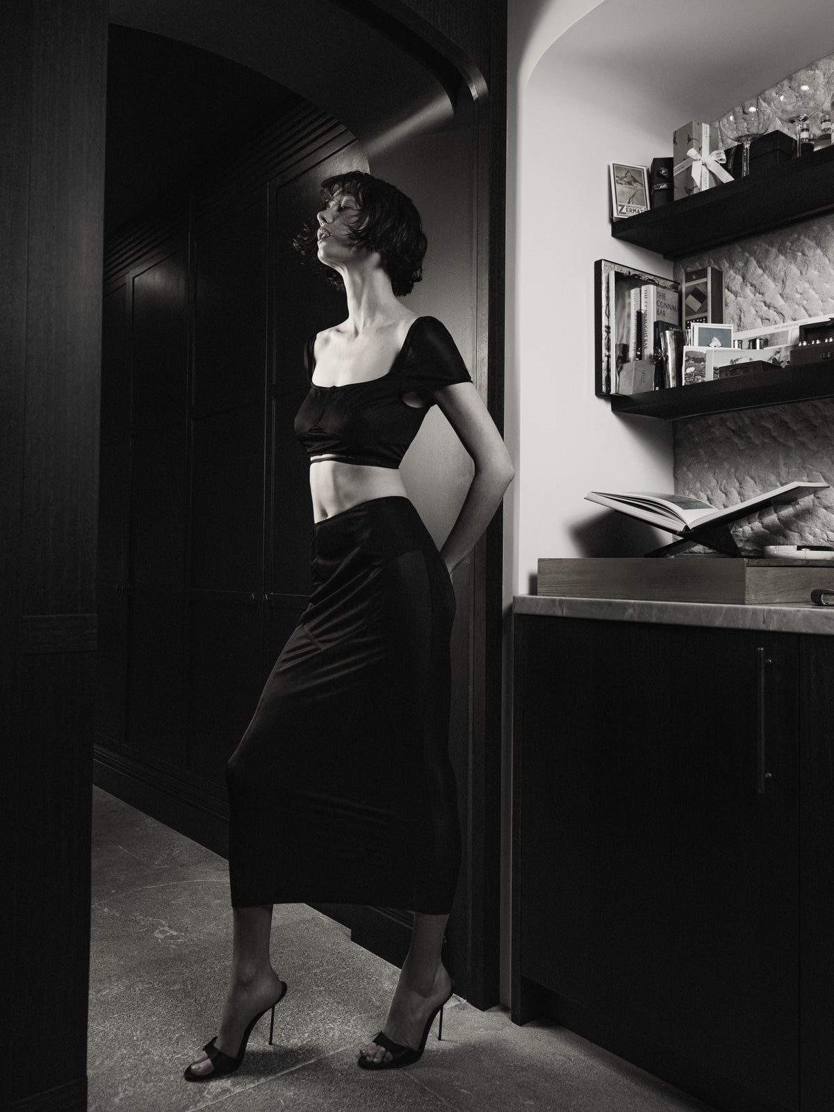 The Unfolding Skirt - Black
