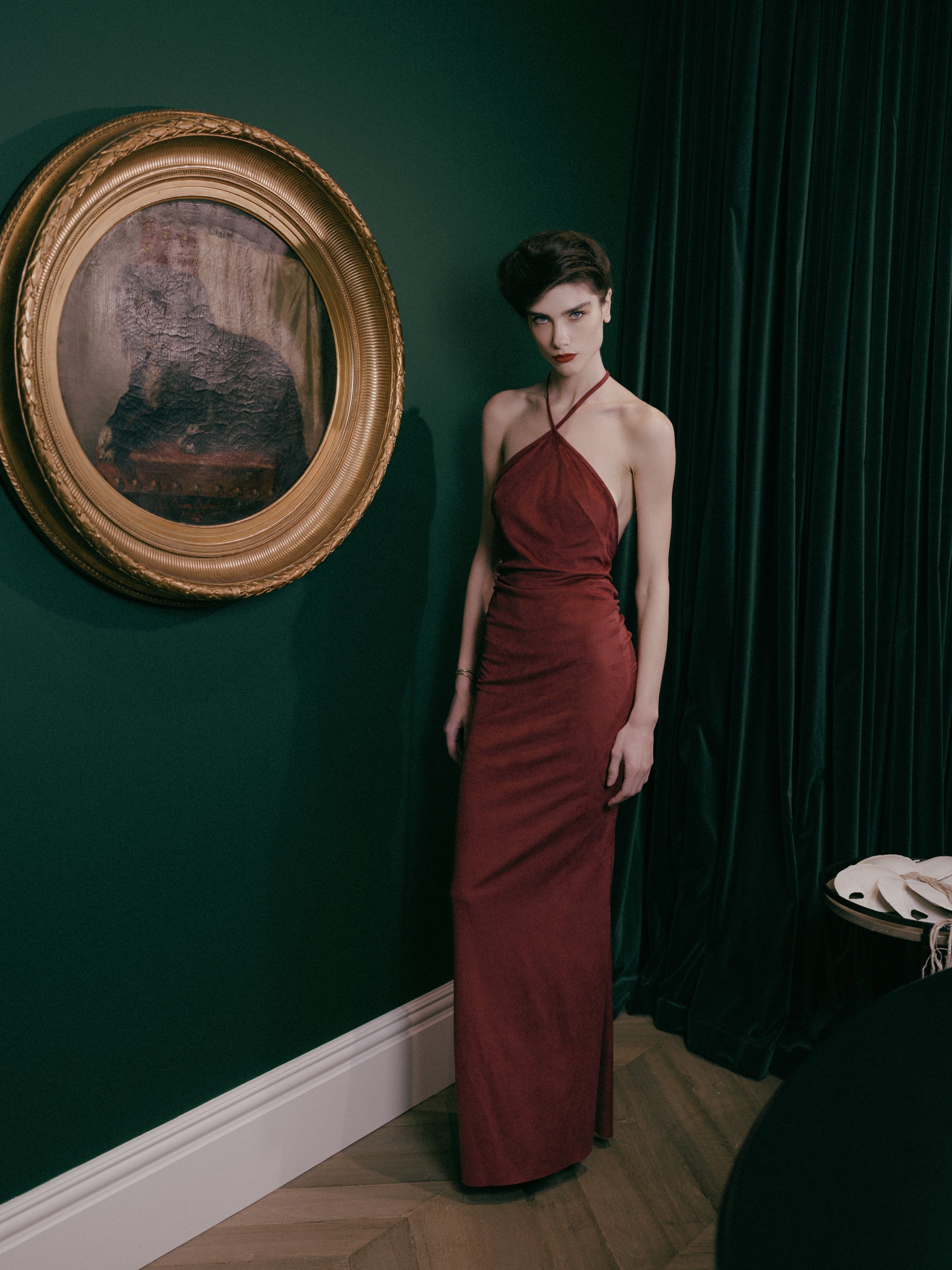 Bluet Suede Dress