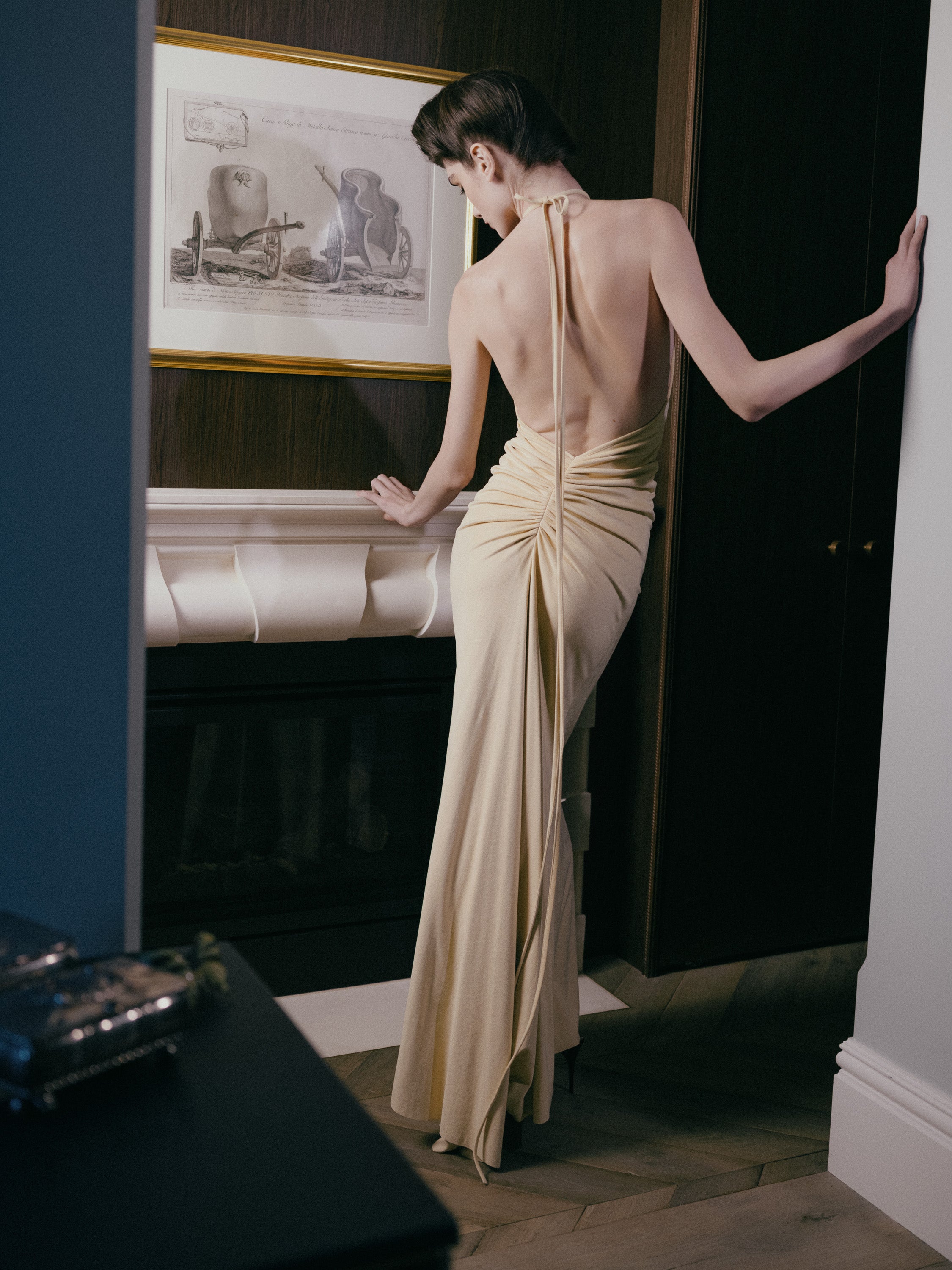 Bluet Suede Dress - Butter