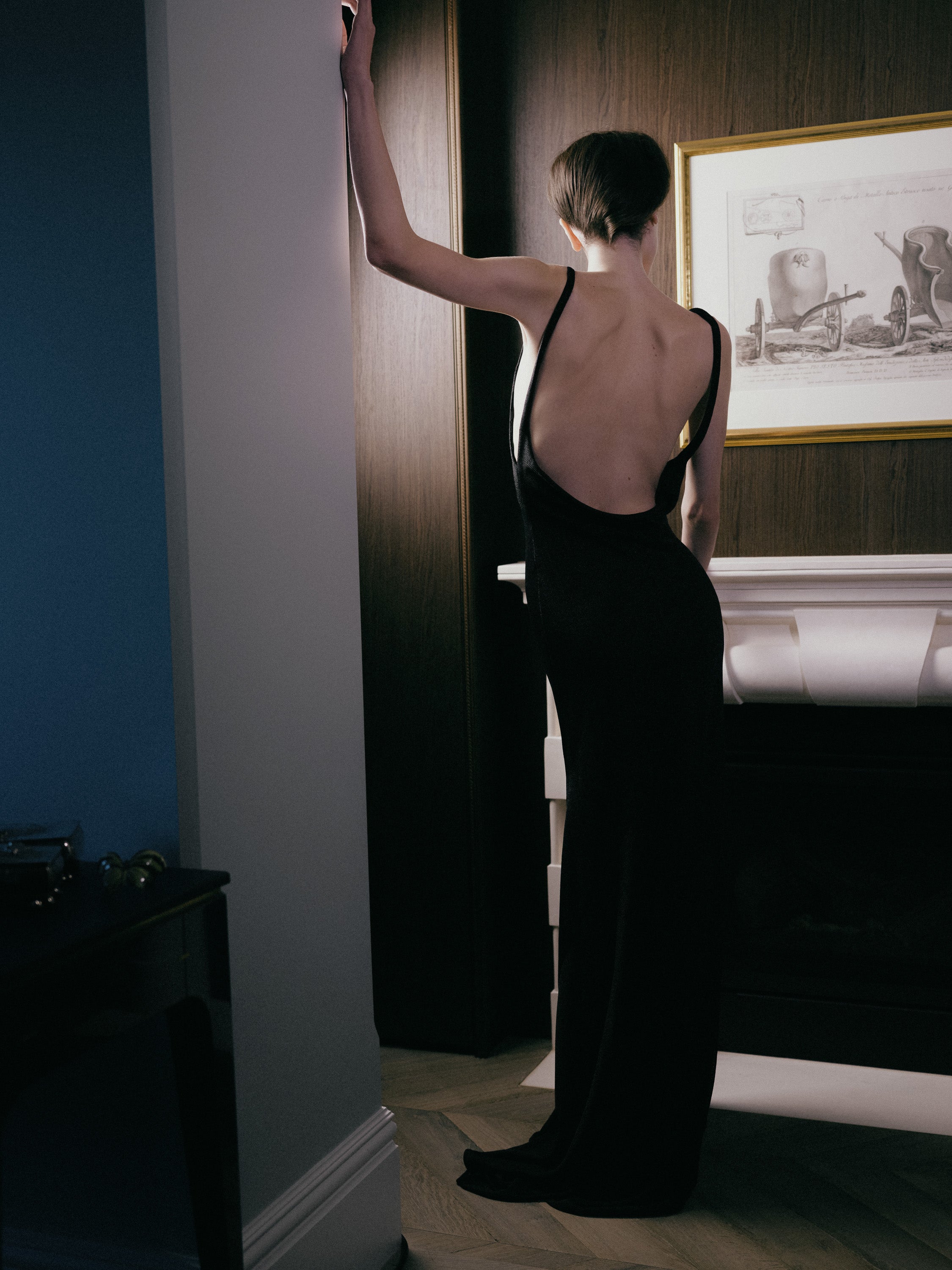 Prohibition Dress - Black Metallic