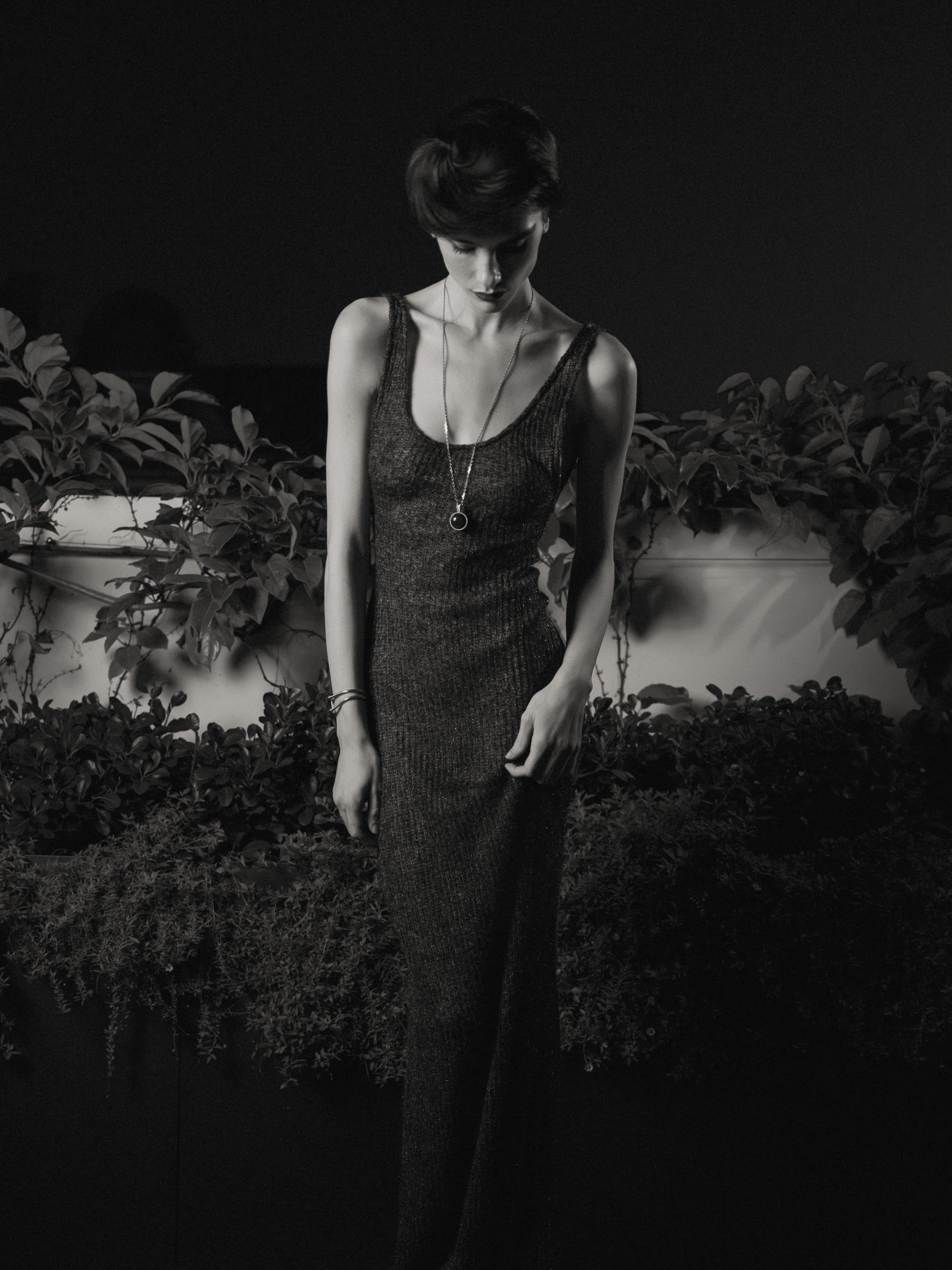 Temperance Dress - Silver Melange