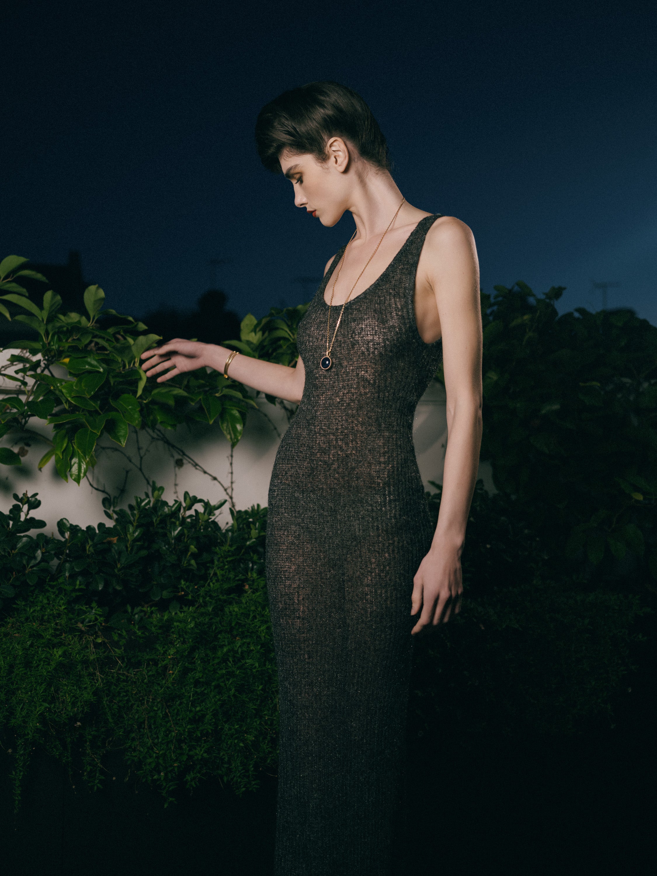 Temperance Dress - Silver Melange
