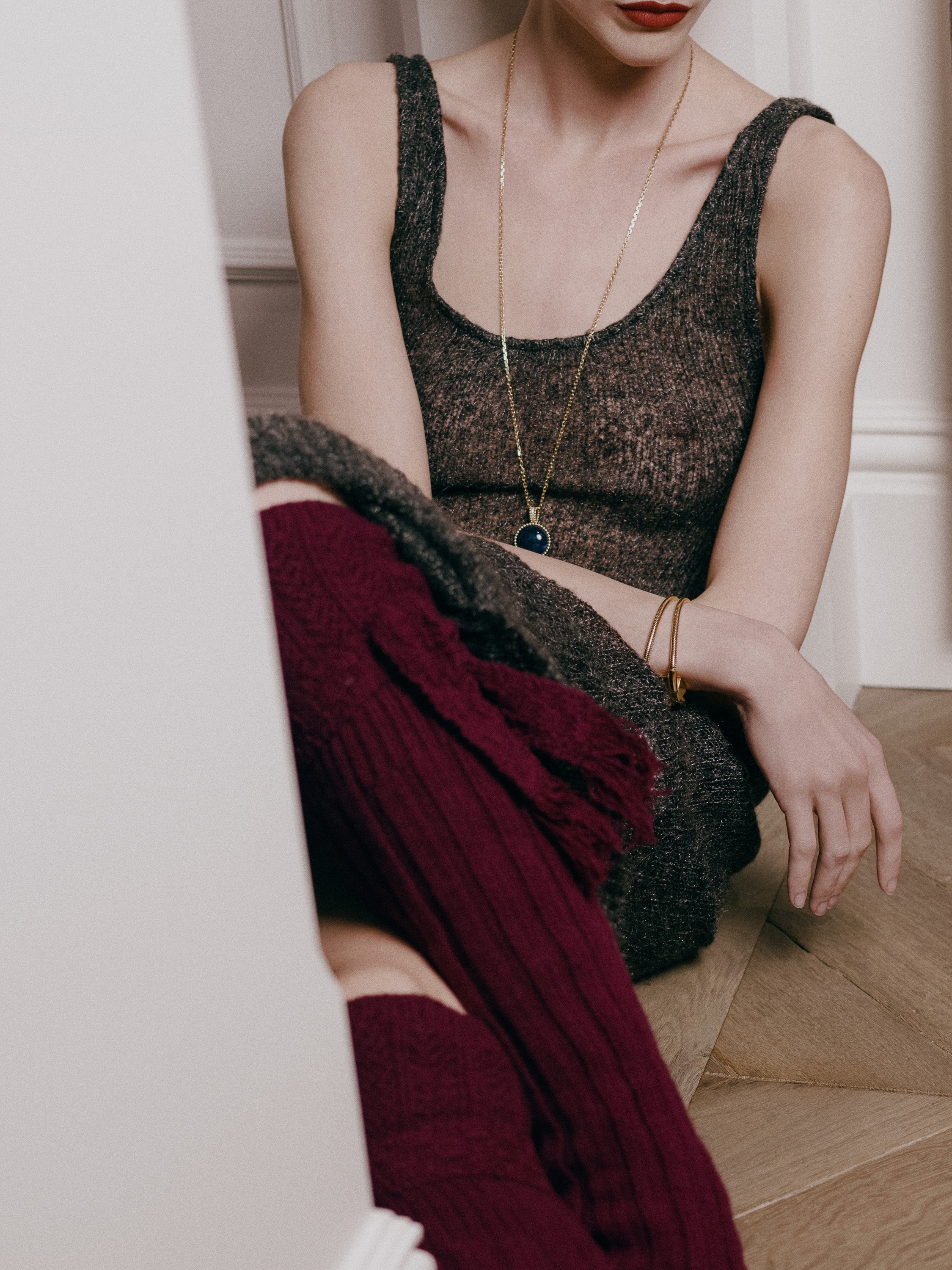 Temperance Dress - Silver Melange