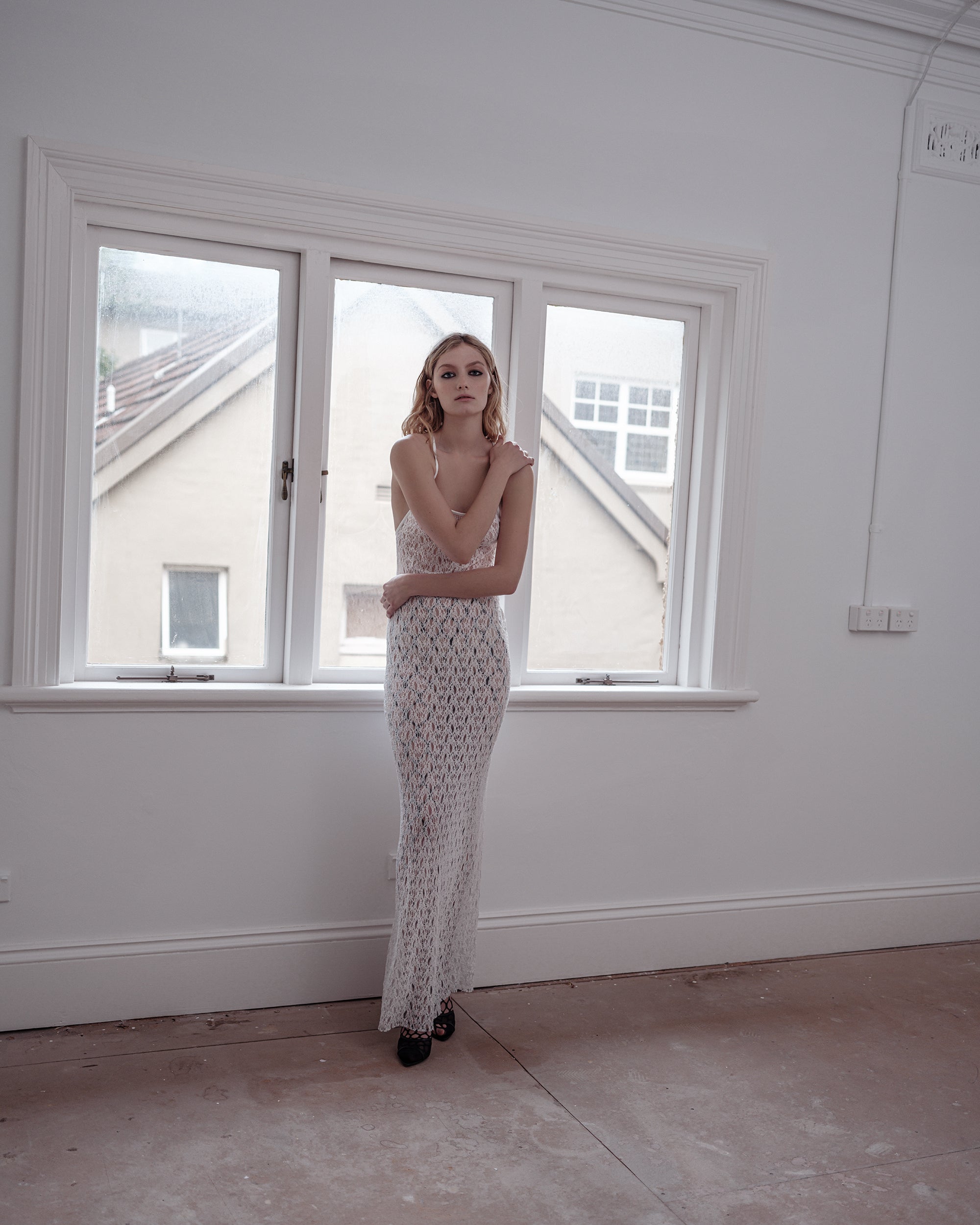 Provoked Dress - Titanium White