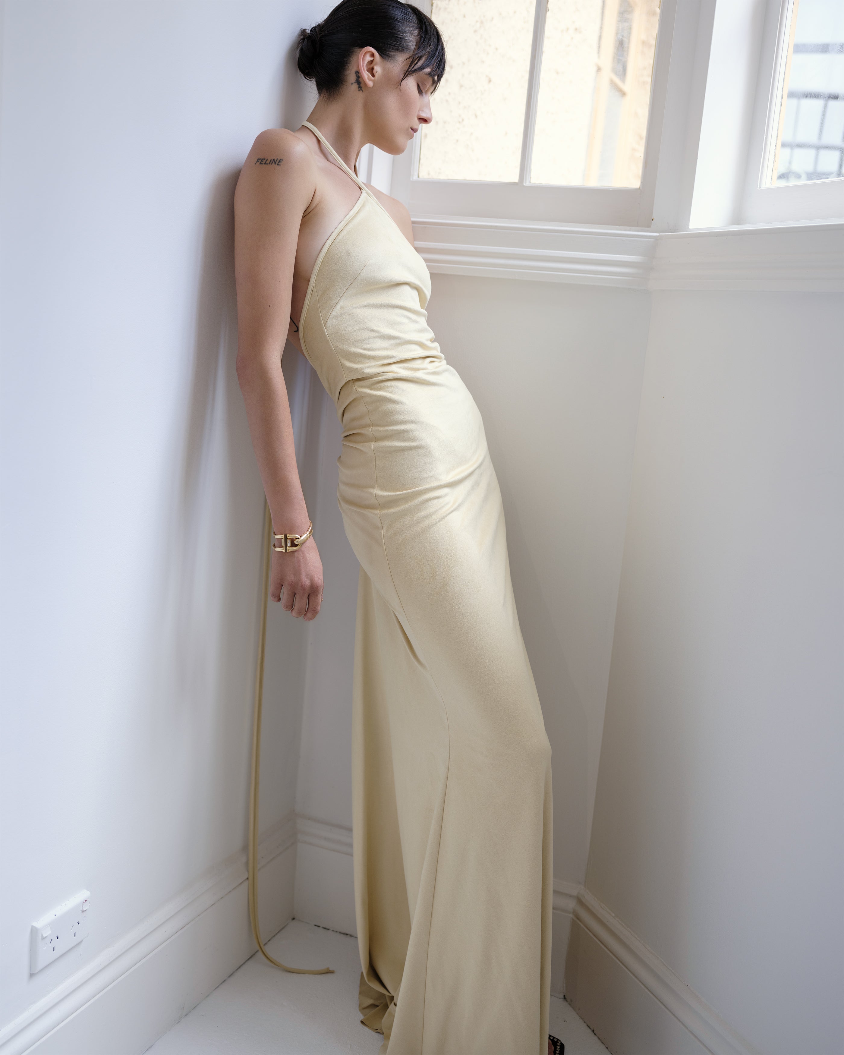 Bluet Suede Dress - Butter