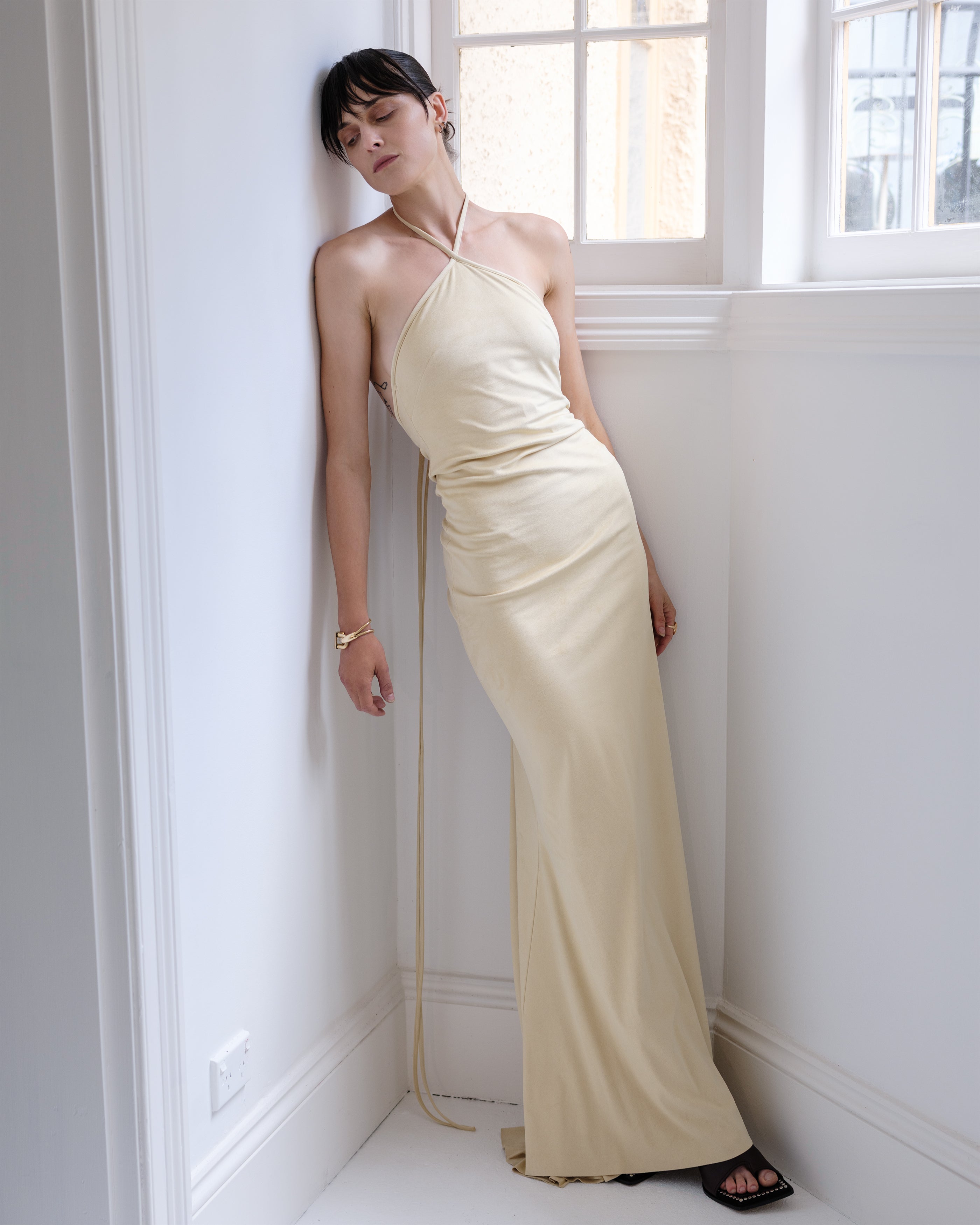 Bluet Suede Dress - Butter