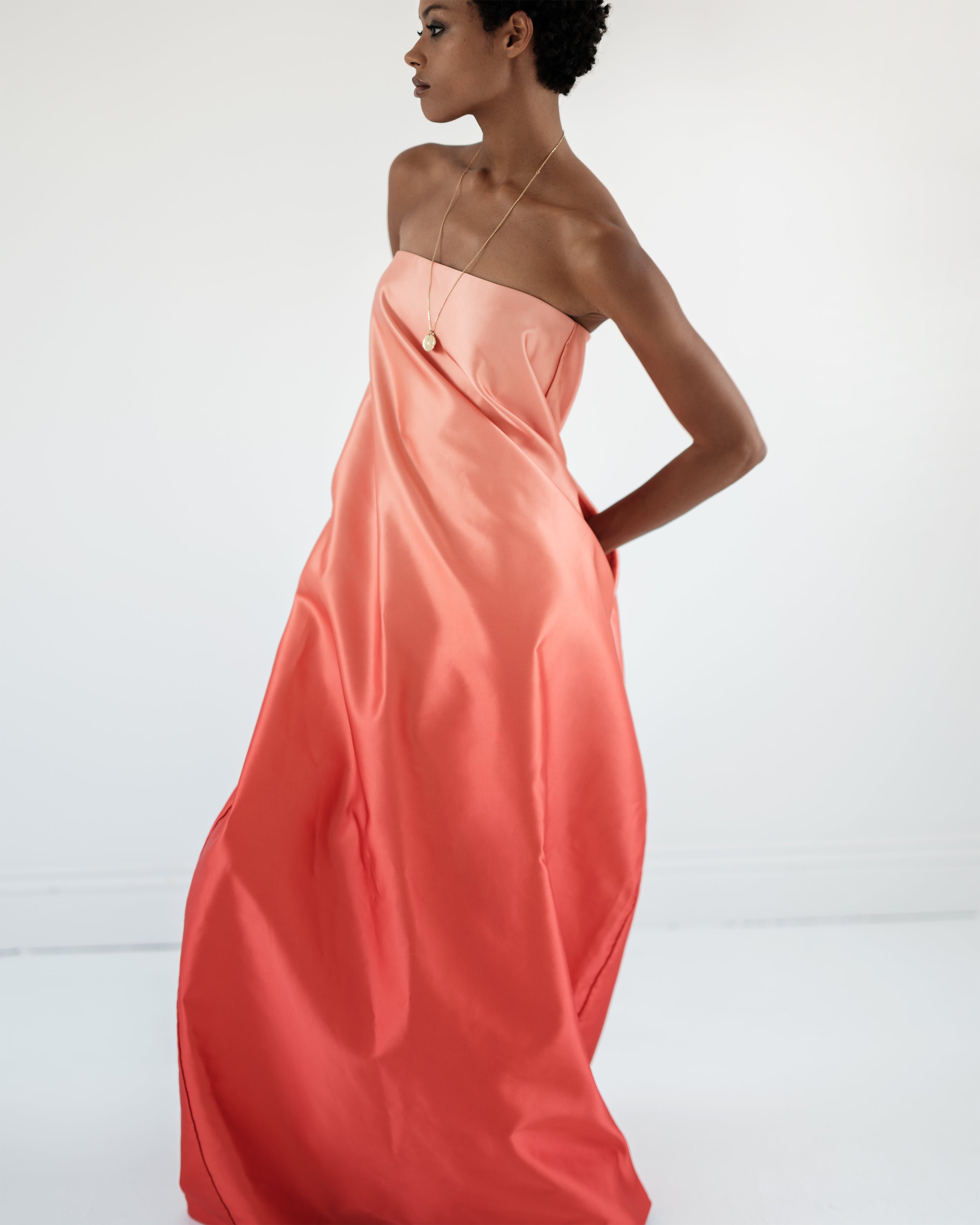 Entourage Gown - Canteloupe Ombré