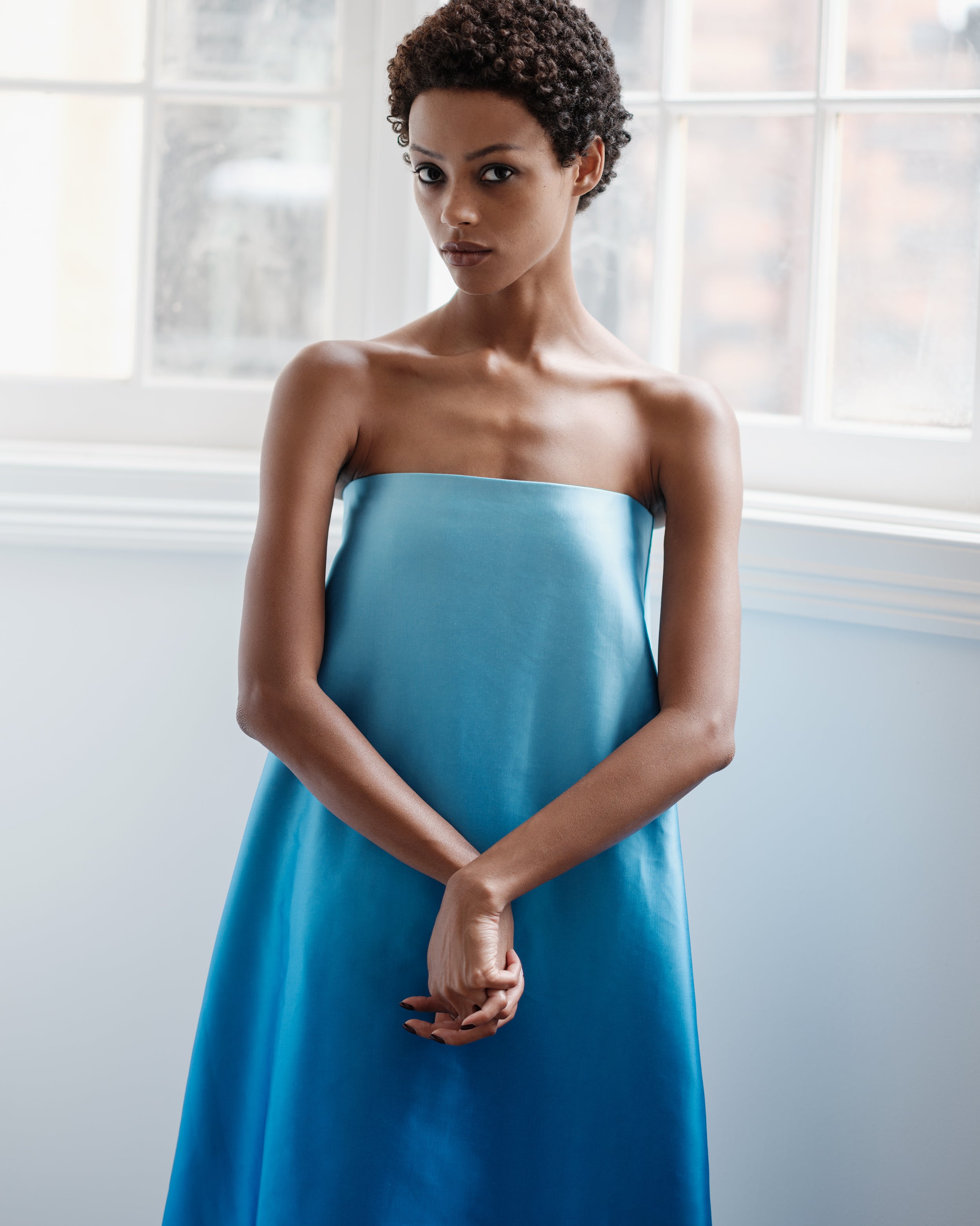 Entourage Gown - Cerulean Ombré