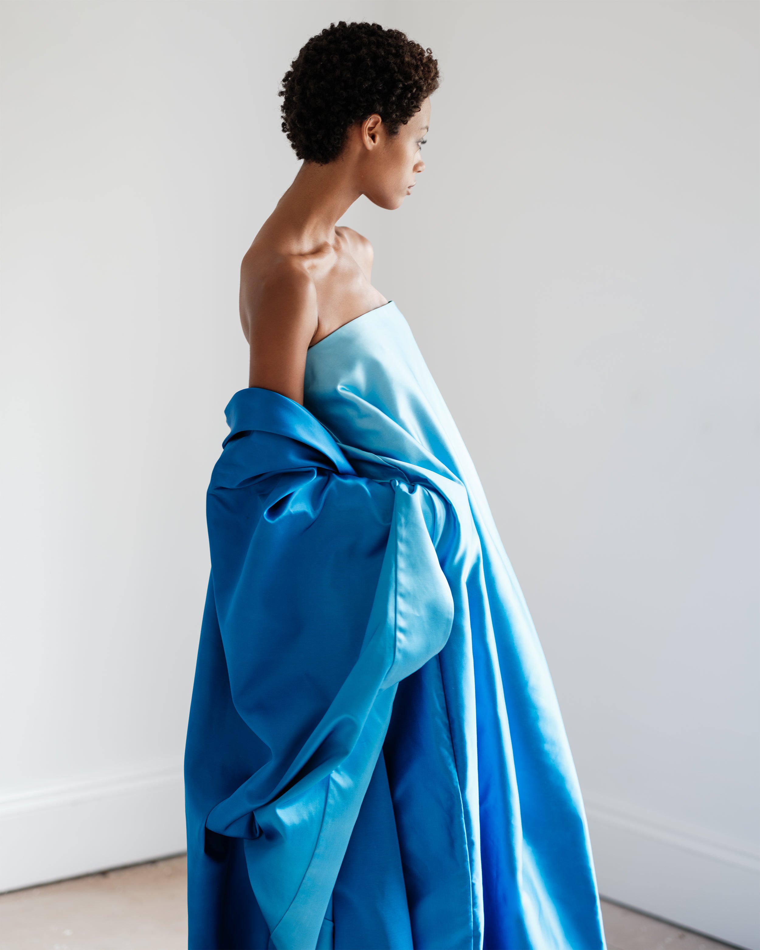 Entourage Gown - Cerulean Ombré