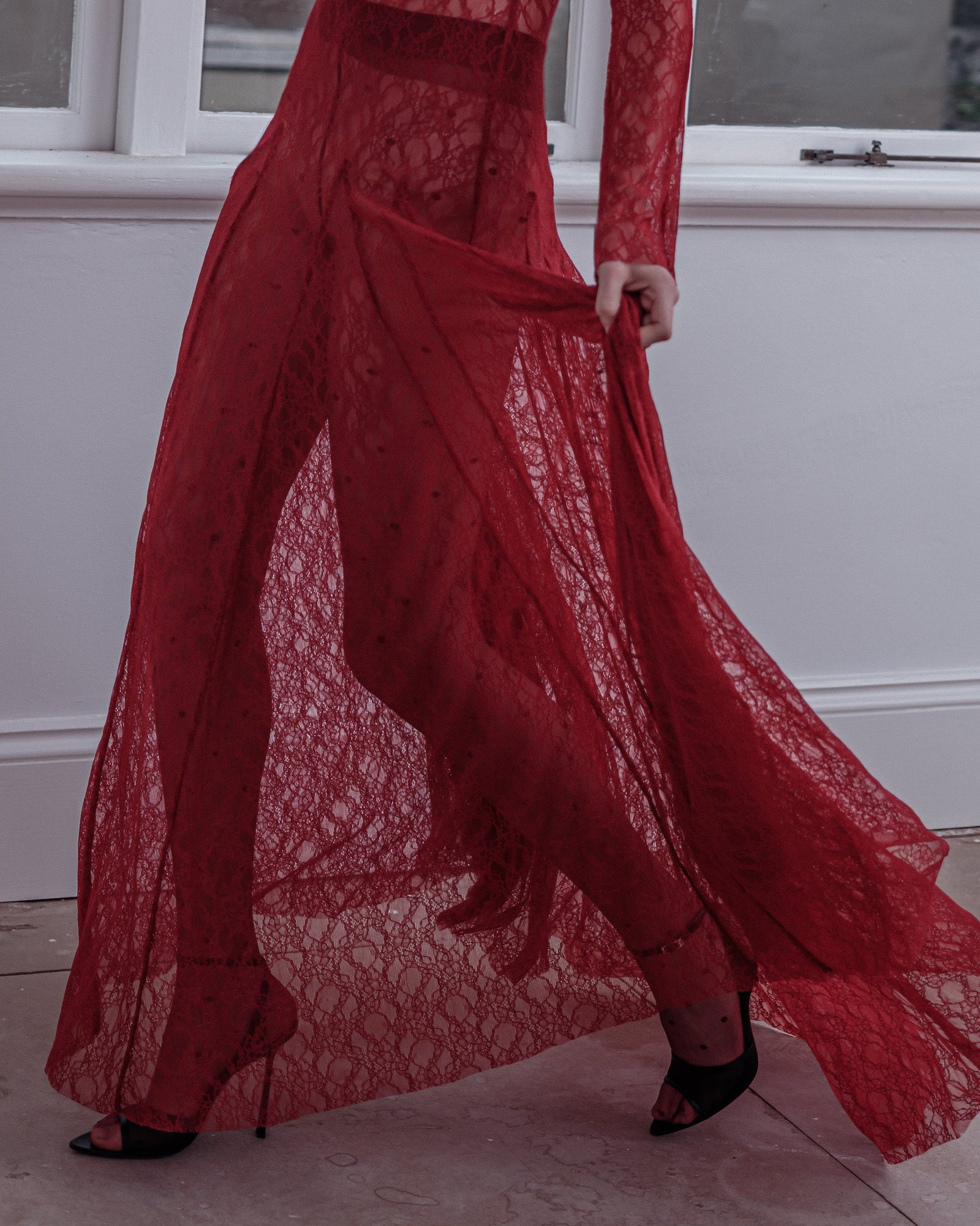 red lace dress costume Red Lace Dress