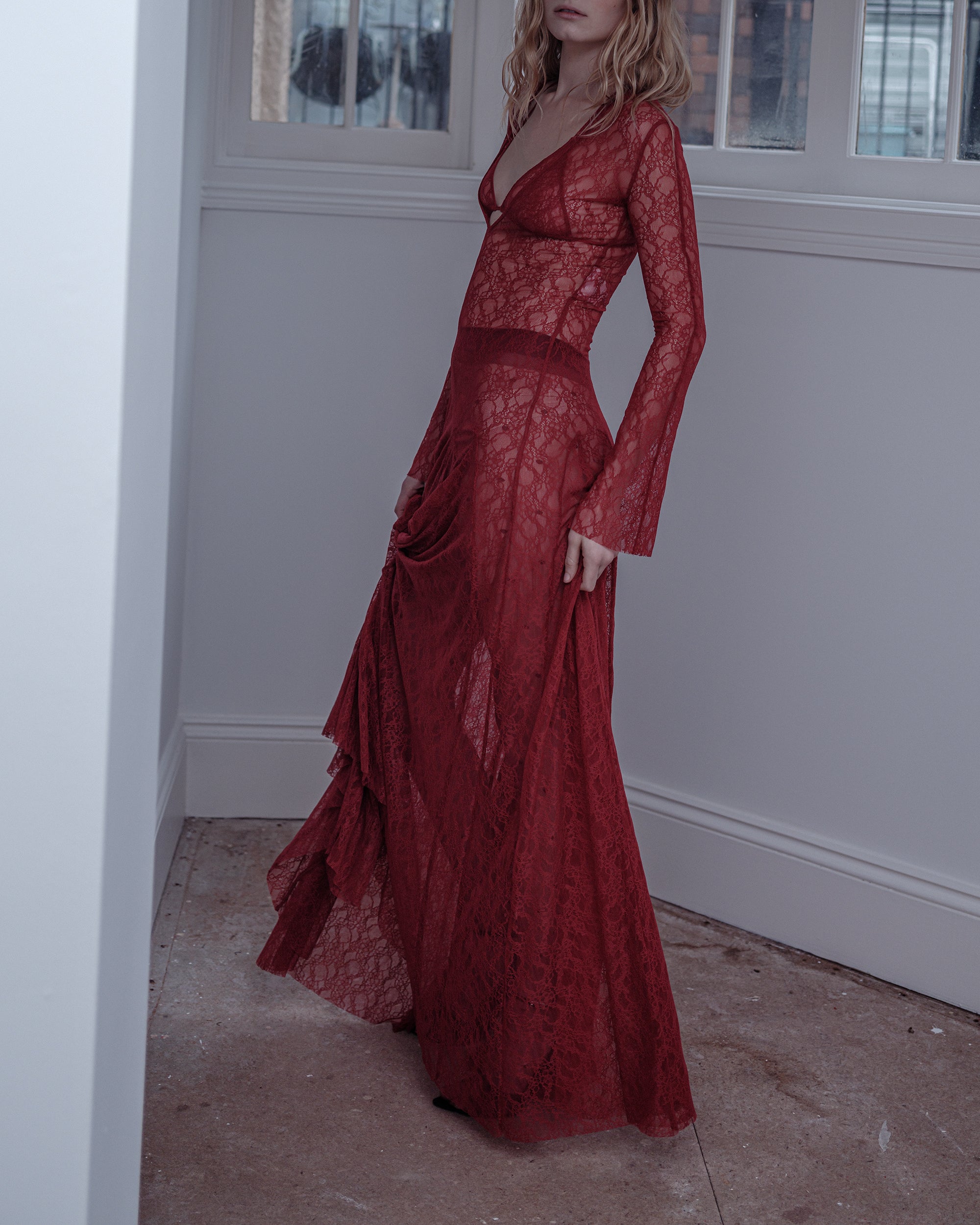 Cold Type Dress - Jam